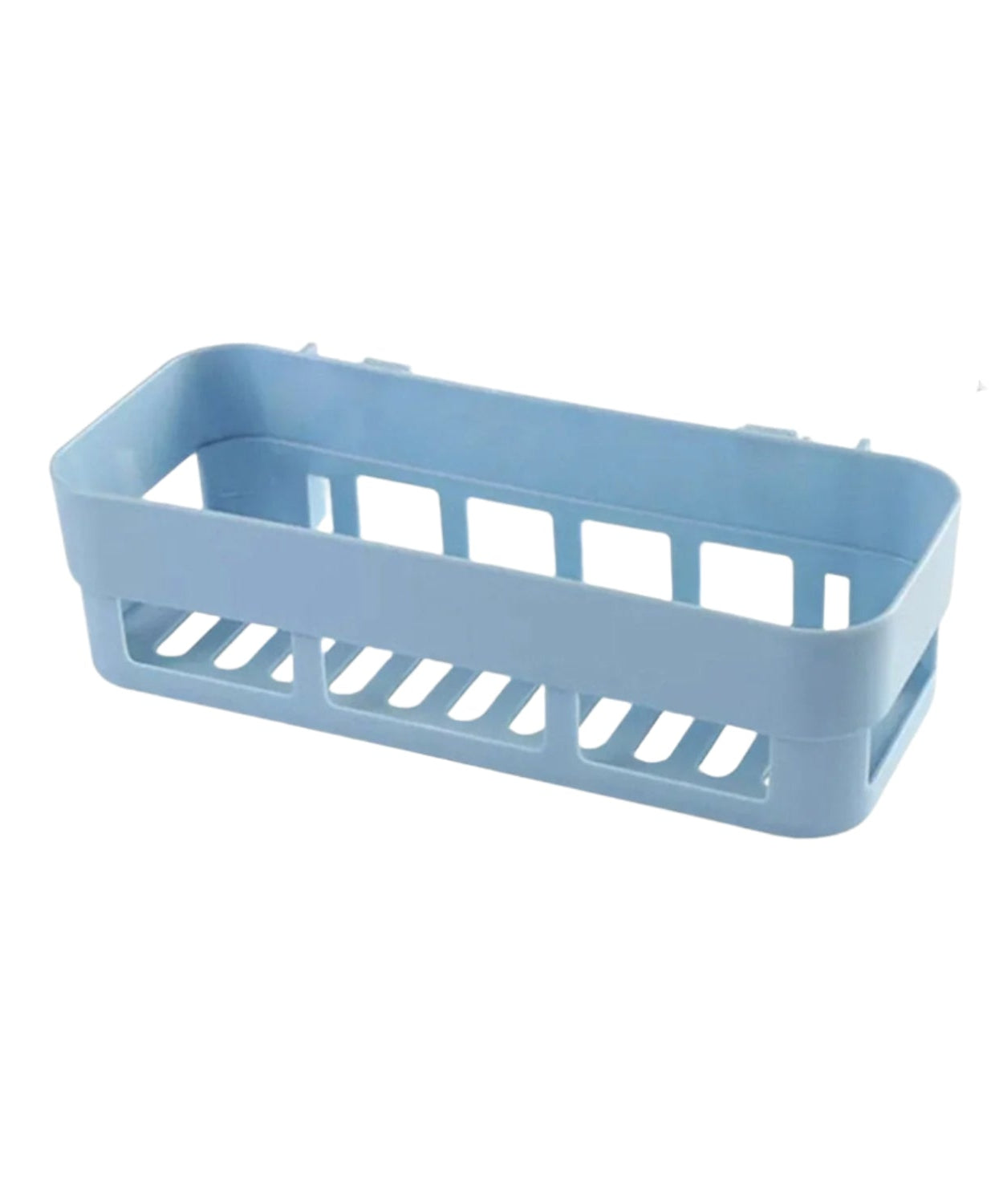 Corner shower rack with wall suction cup, plastic