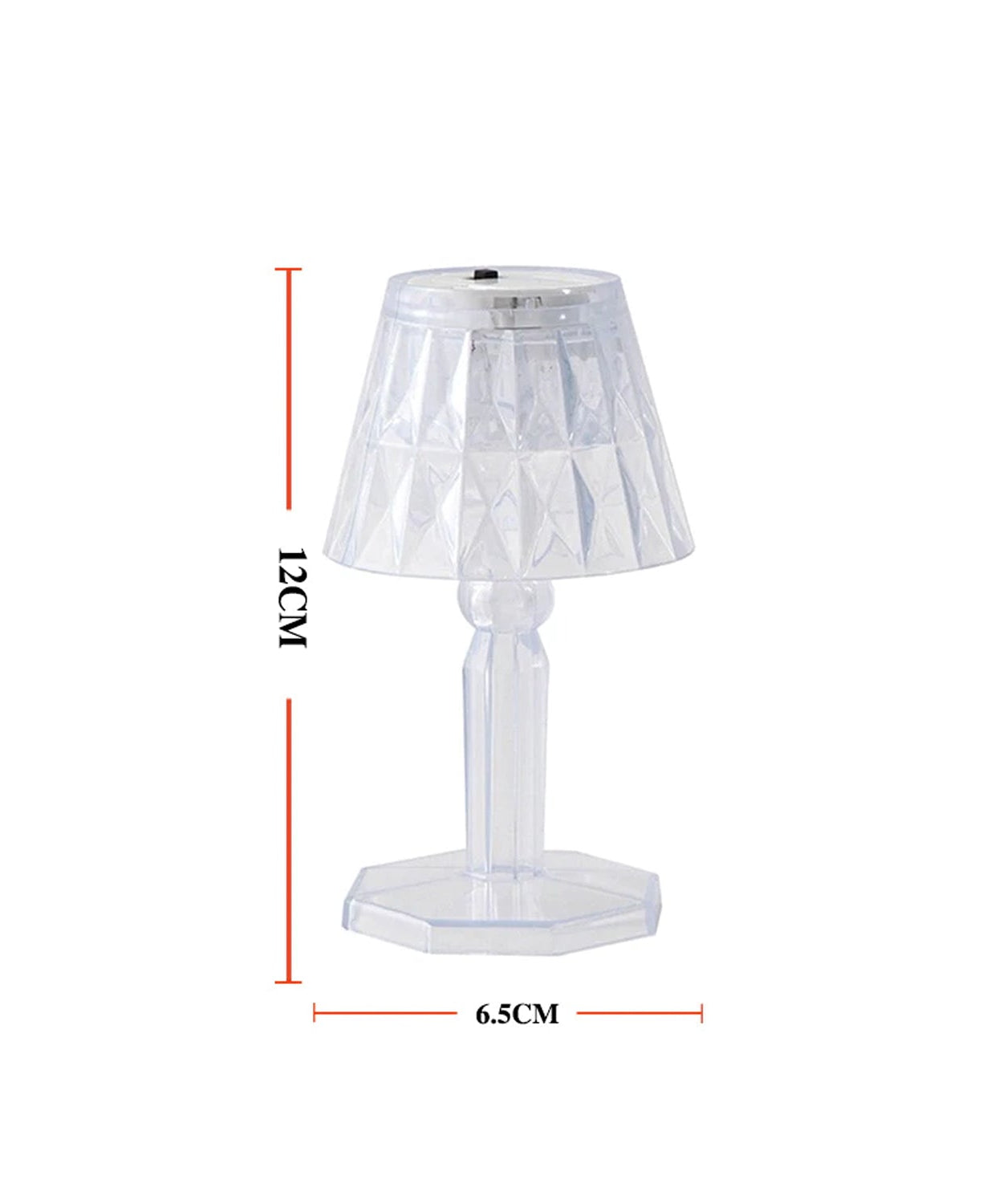 Mini crystal lamp with modern style.