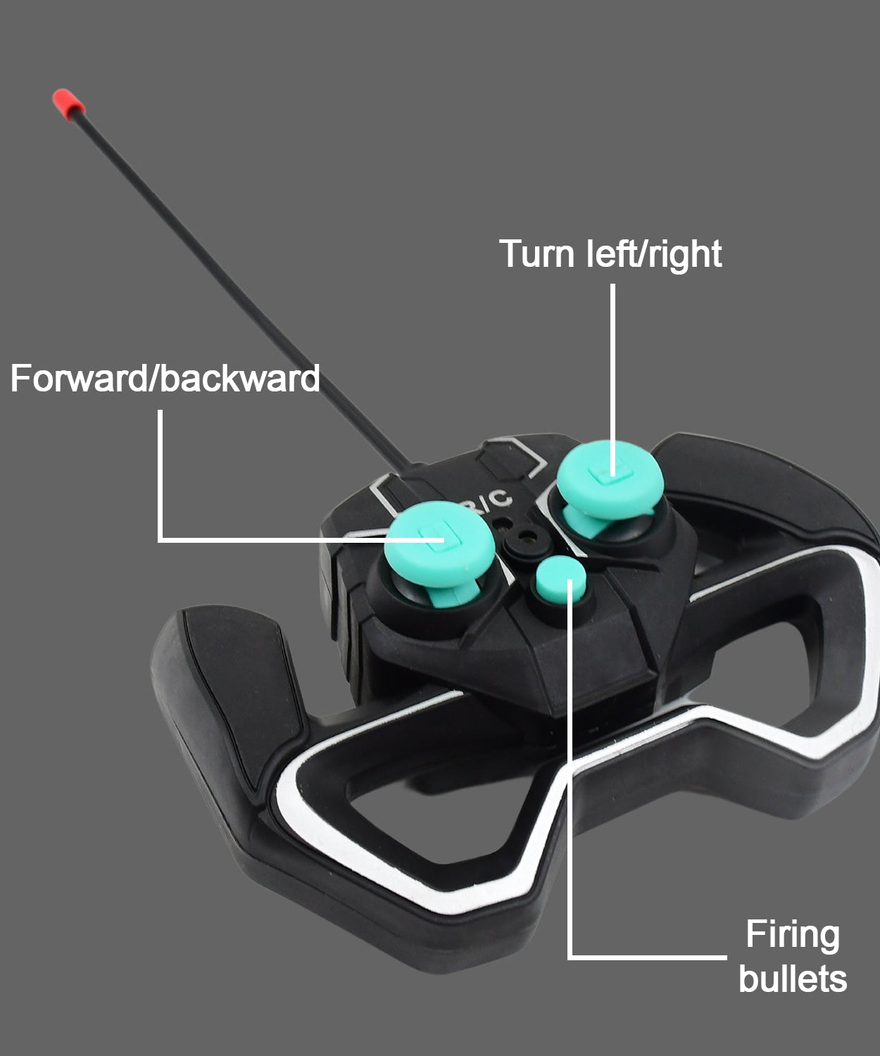 New Remote Control Vehicle 4wd Off Road Climbing Vehicle Water Bomb Armored Tank Battle Launcher Boys' Children's Toy Car (1 pc / With Remote)