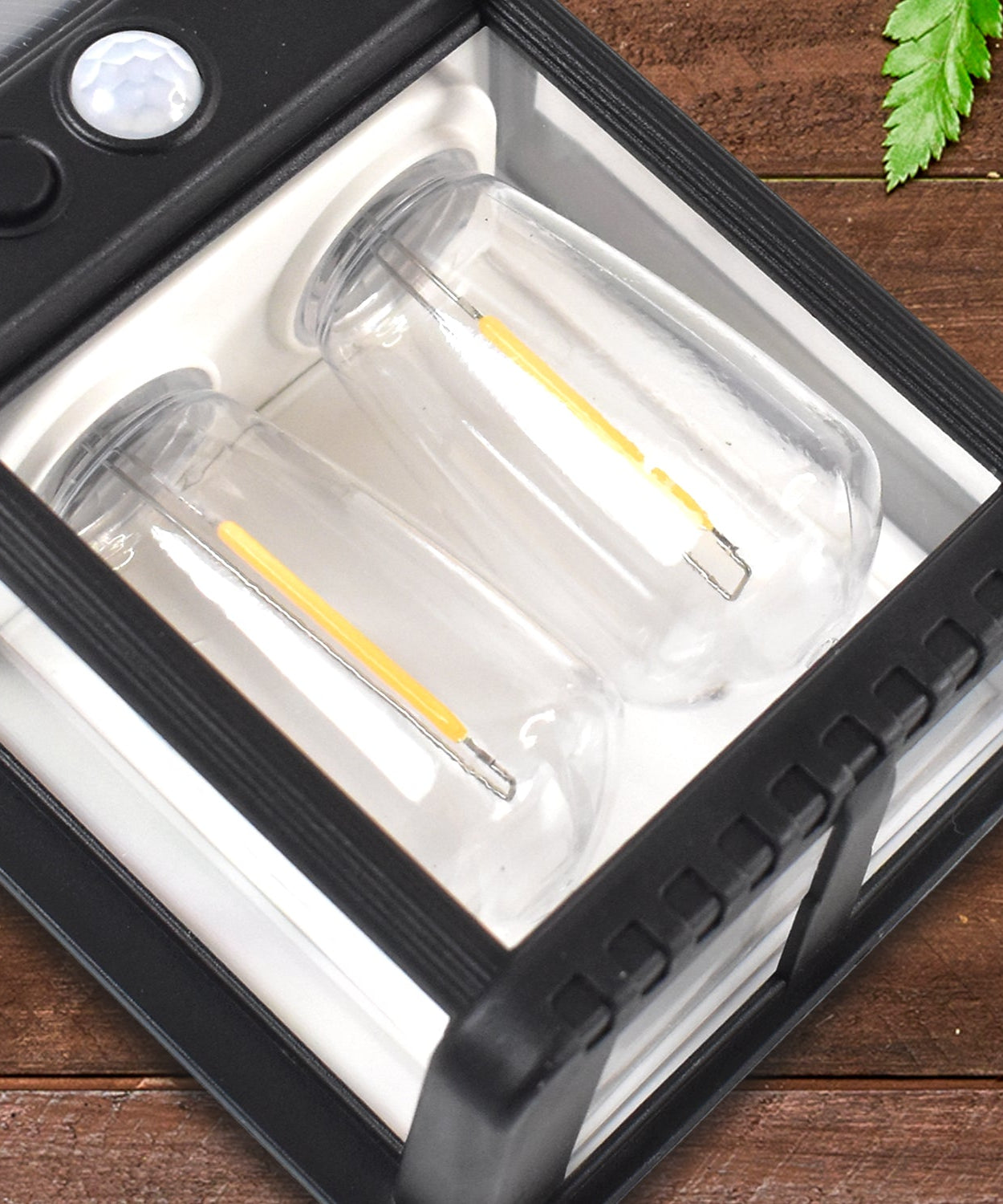 18W Solar Wall Double Lights / Lamp with 2 Modes & Motion Sensor (1 Pc)