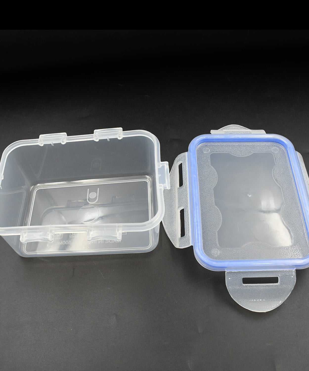 Air-tight food storage containers for dry goods.