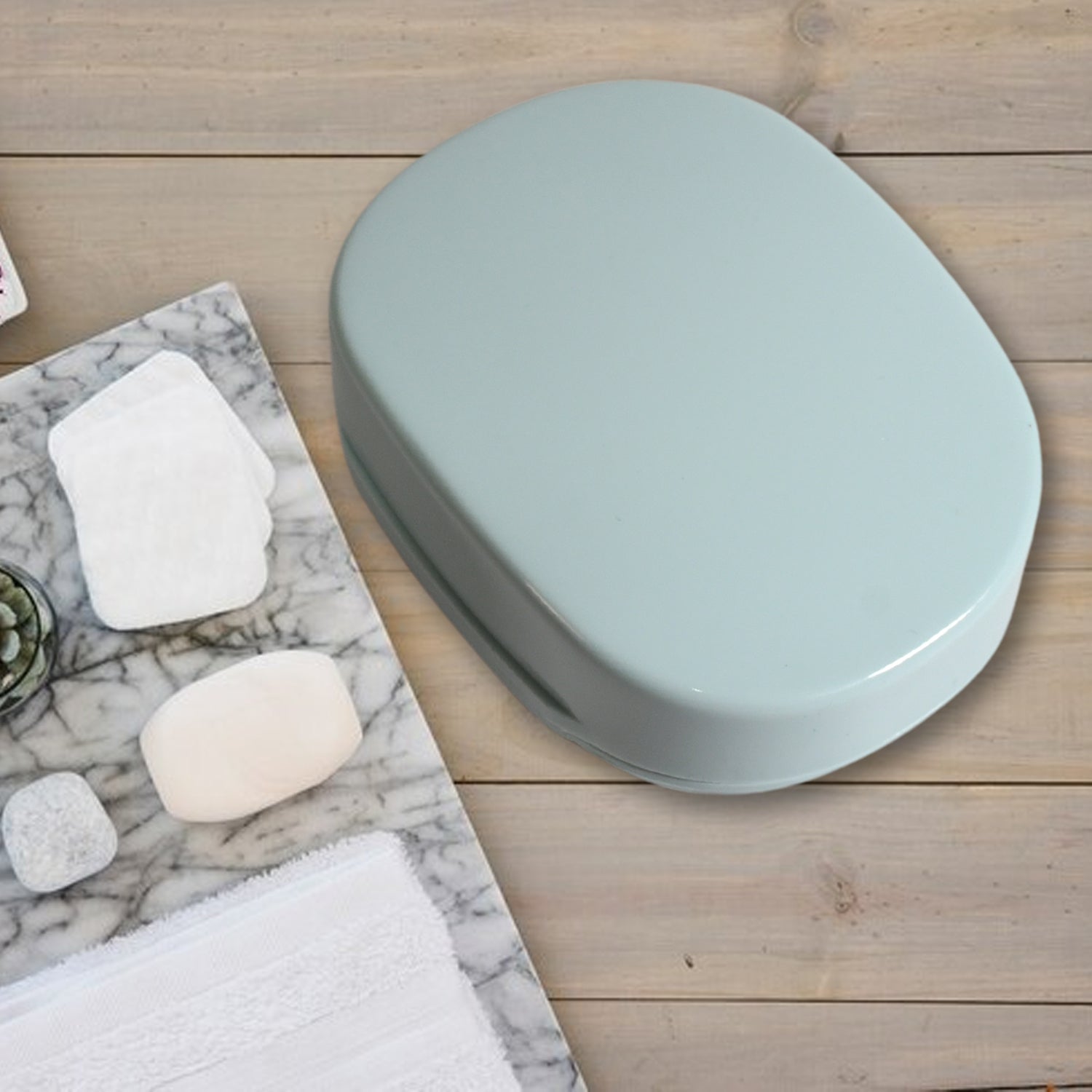 Soap Container, Soap Box Household Kitchen and Bathroom Can Use PP Material Drain Box, Soap Dish, for Bathroom Shower Home Outdoor Camping ,Sabudani (1 Pc)