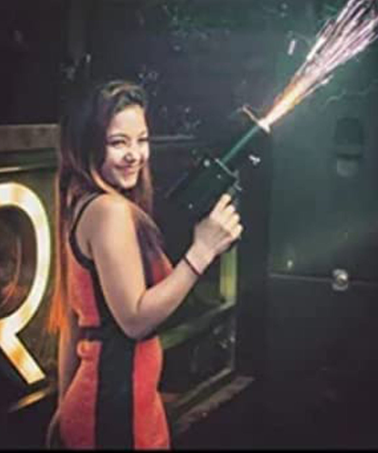 Party gun toy for celebrations