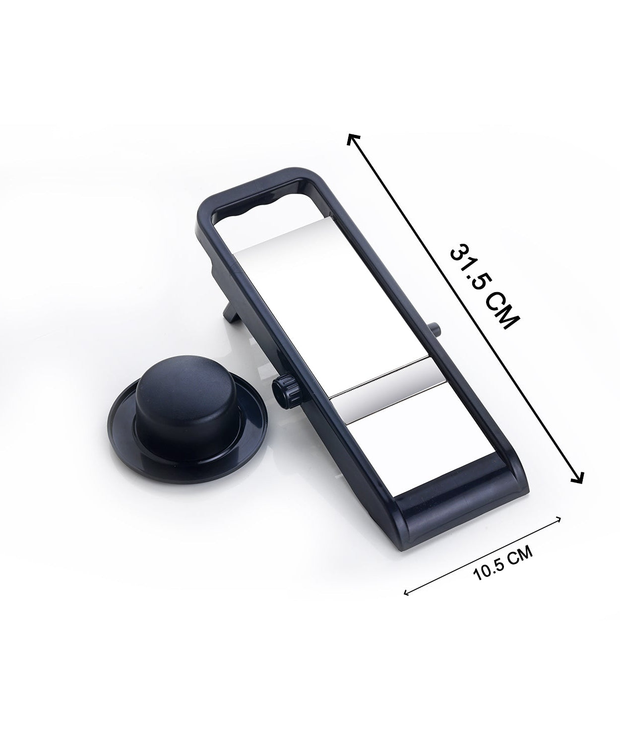 Premium adjustable slicer and grater for potatoes, onions, and vegetables.