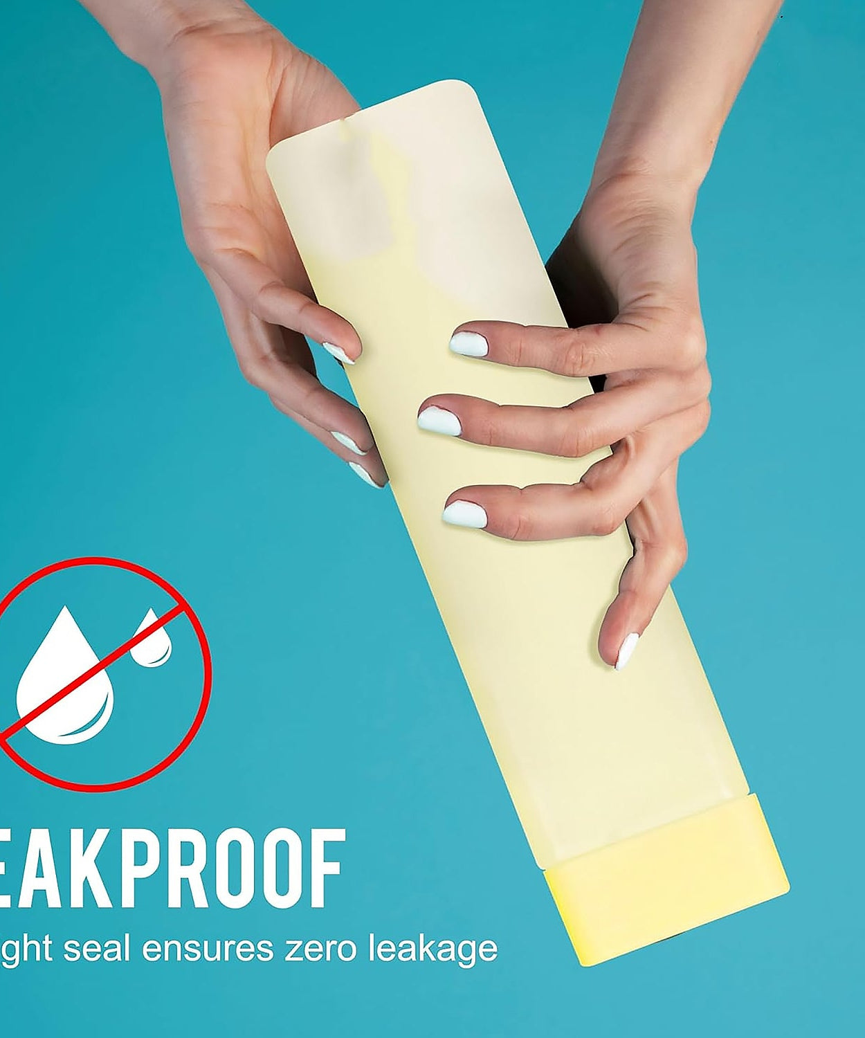 Square Plastic Water Bottle - 1000ml Leakproof BPA-Free Container for Office, Gym & Home (1 pc)