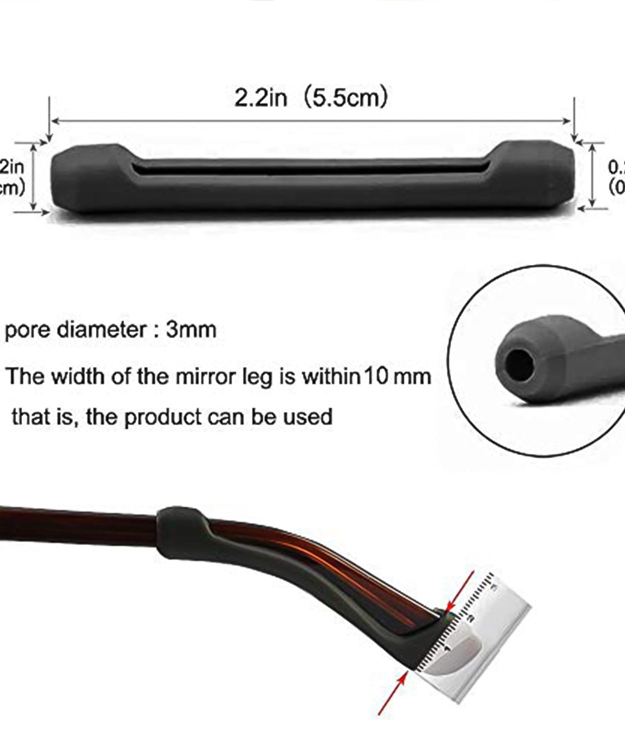 Anti-Slip Silicone Glasses Ear Grips