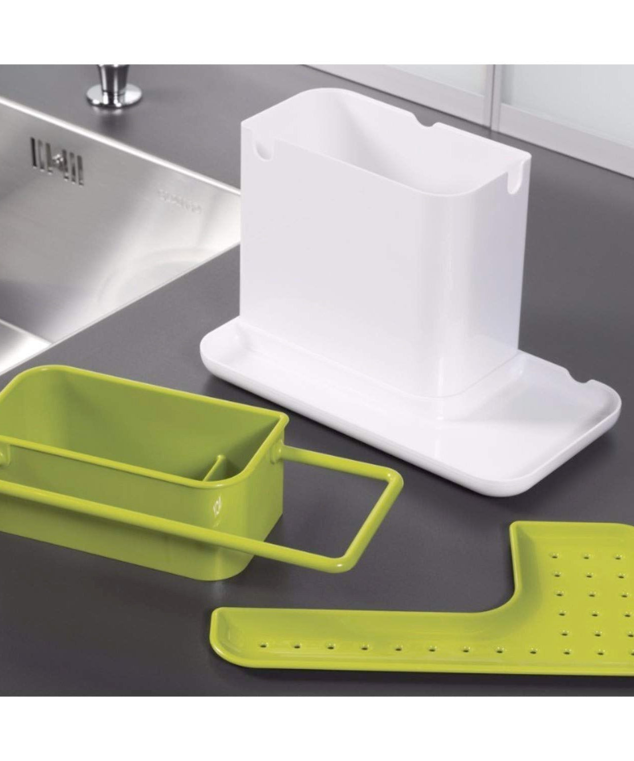 Plastic sink stand with trays