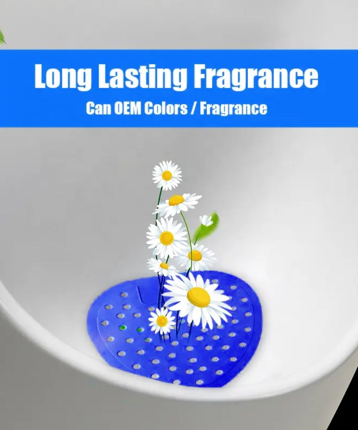 Scented urinal screen