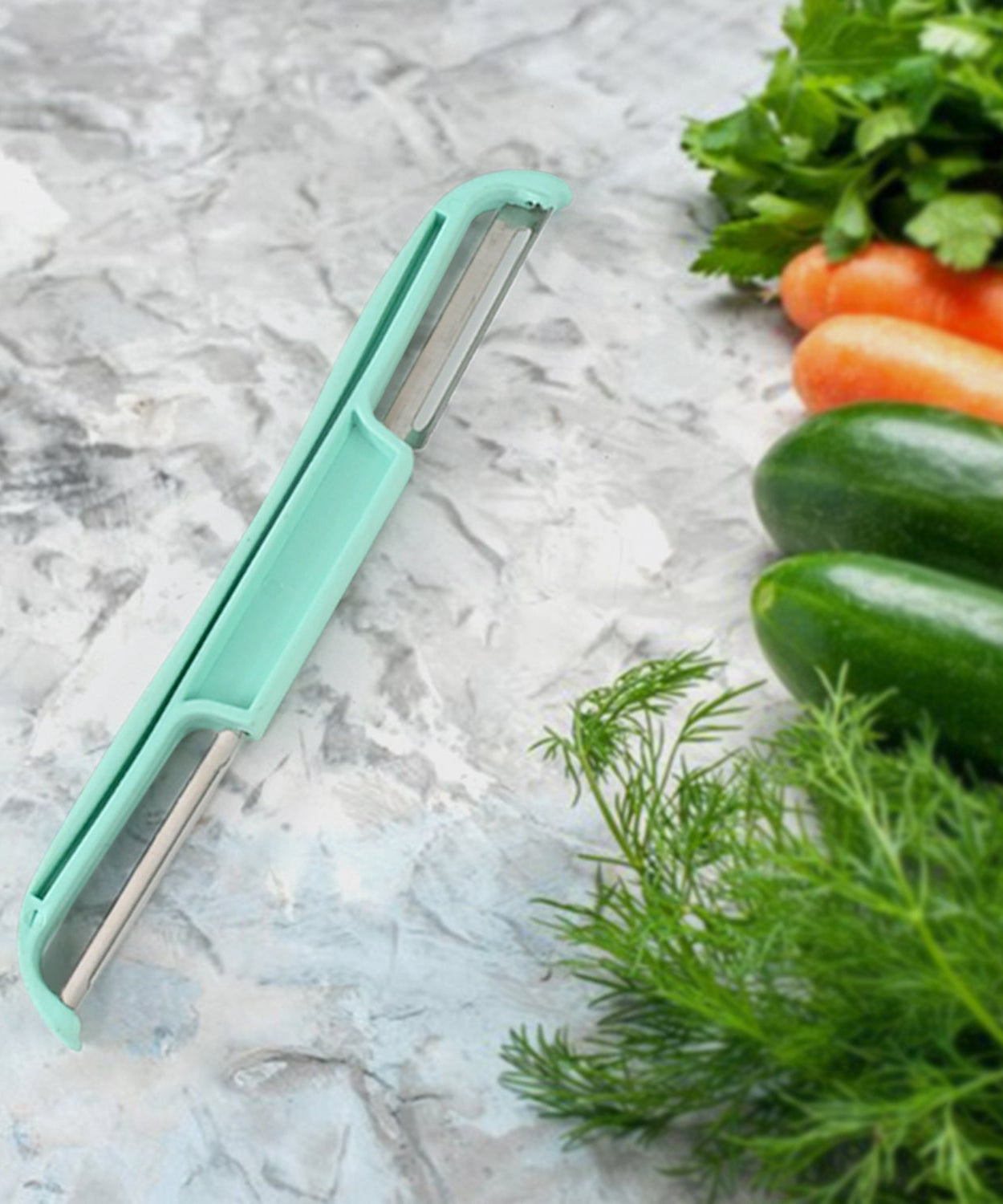 Double Side Potato Peeler Stainless Steel Peeler Cutter (1 Pc)