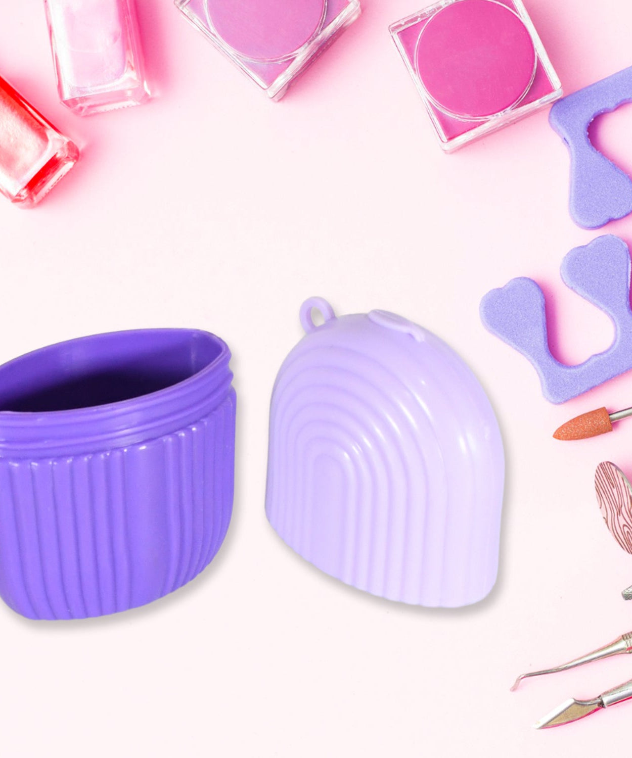 Beauty Ice Roller for Face & Eye Massage (Reusable, Purple / Without Box)