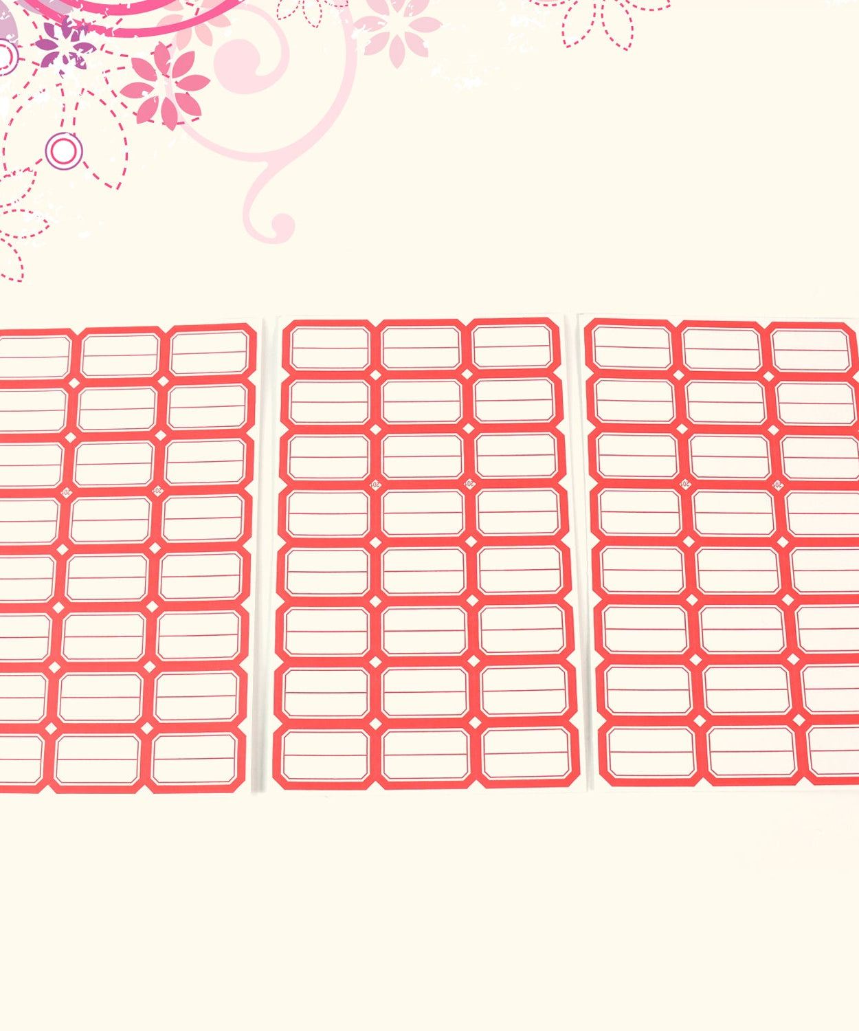 Printable Label Sticker Sheets