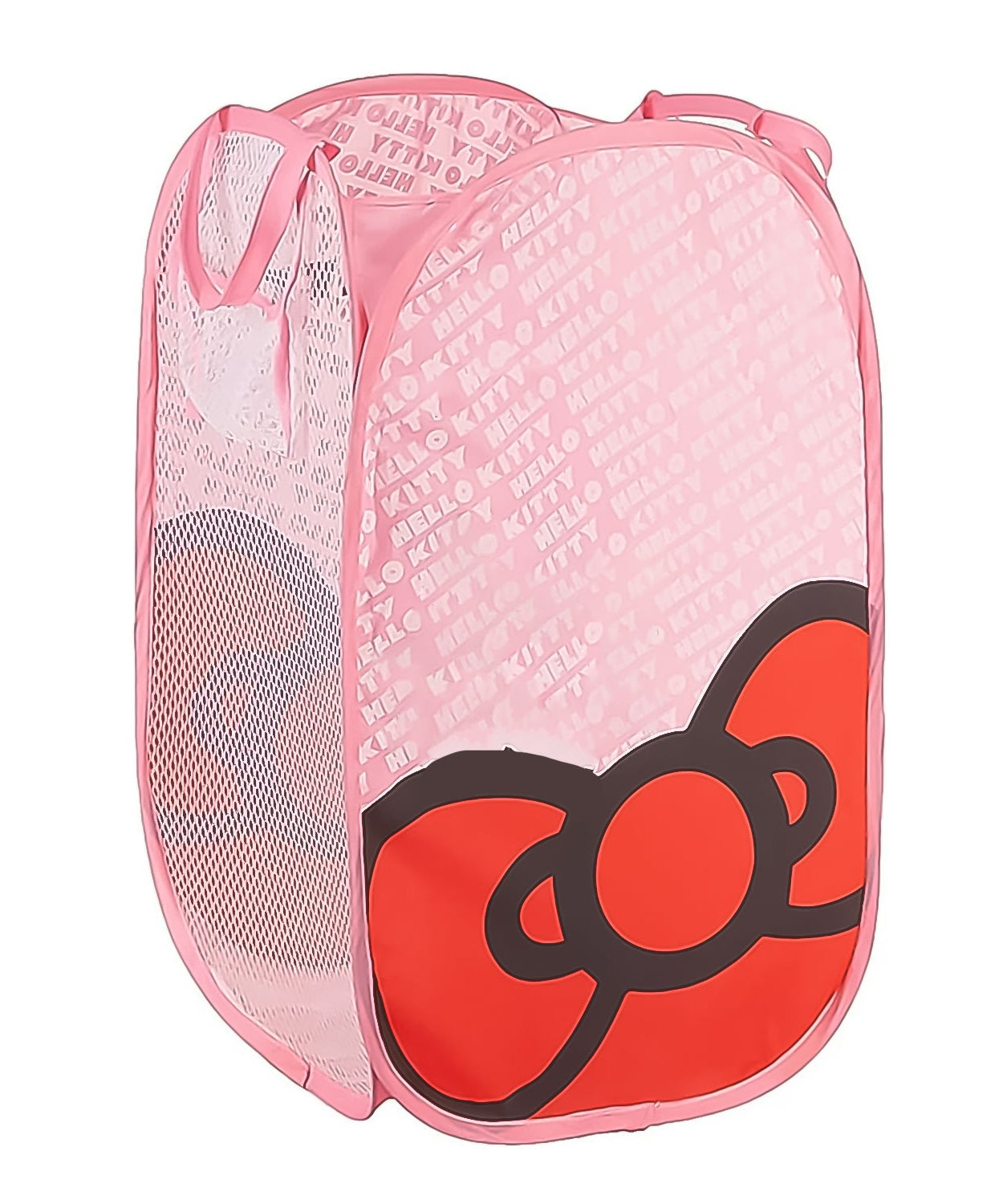 Printed waterproof canvas laundry bag for organizing clothes.