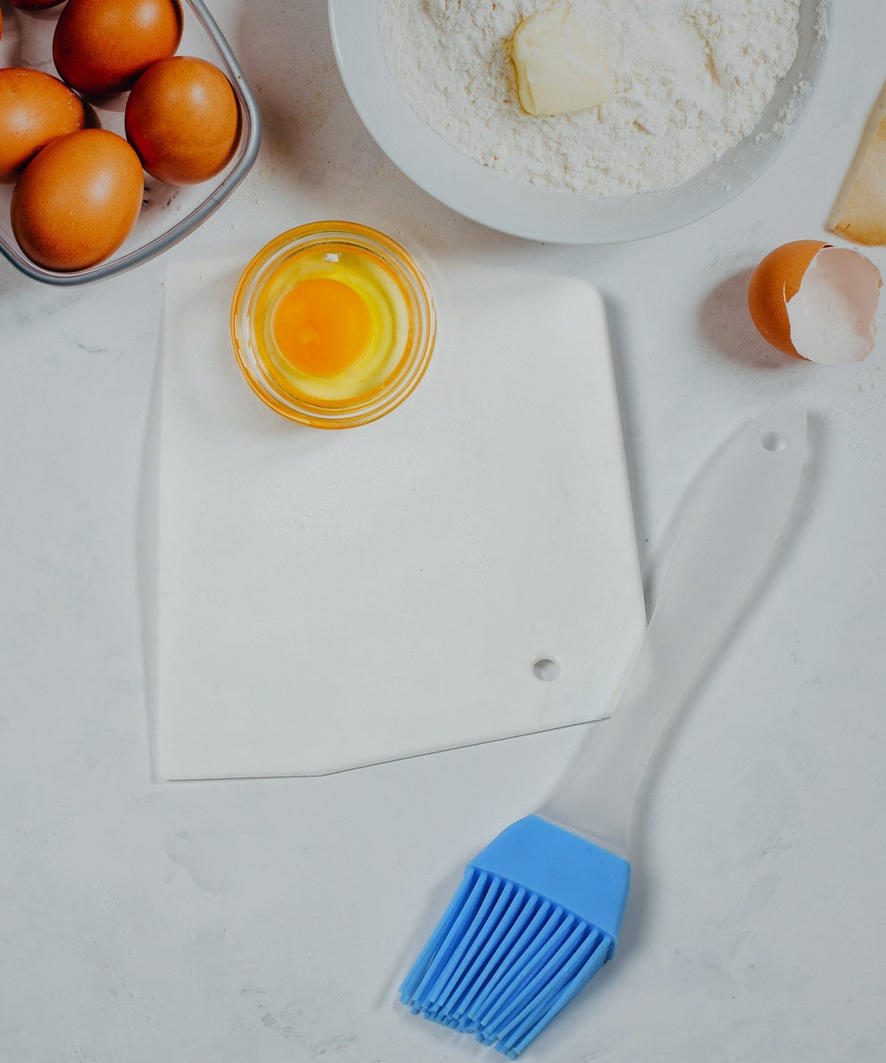 Silicone spatula brush