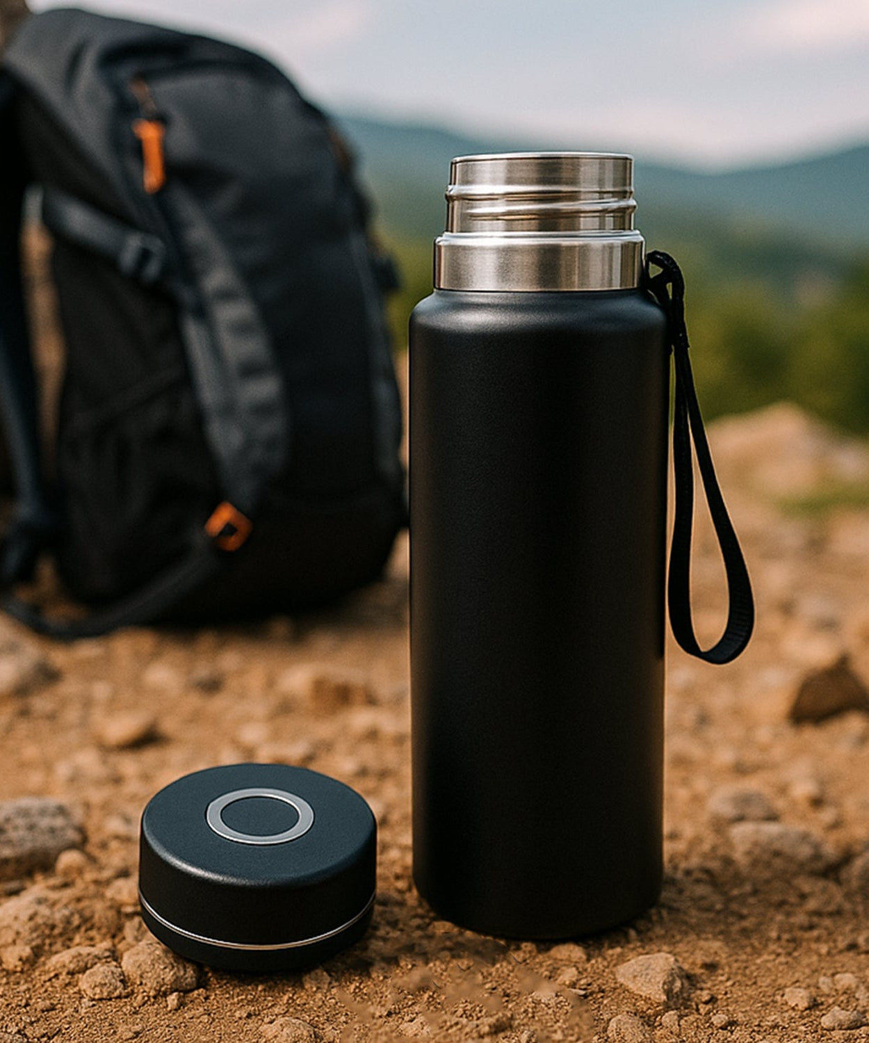 Double Stainless Steel Wall Flask Vacuum Insulated Water Bottle (800 ML)