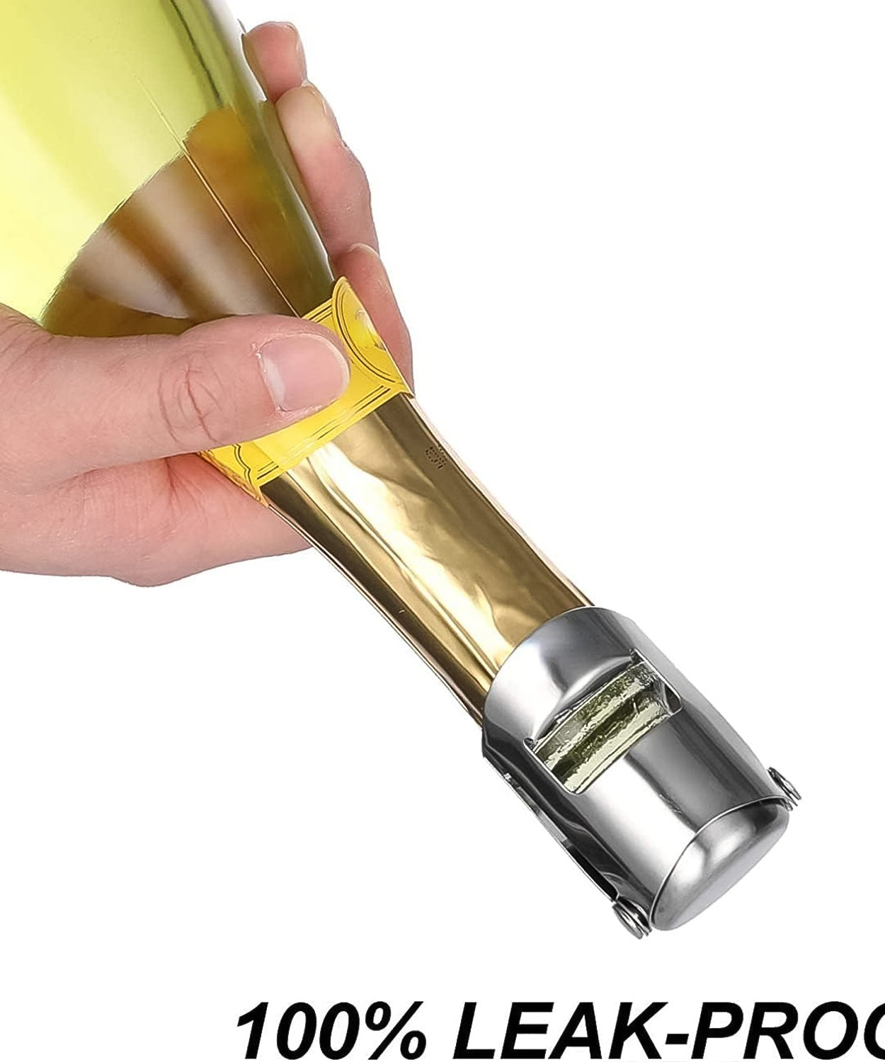 Stainless Steel Sealed Sparkling Champagne Bottle Stopper Big size