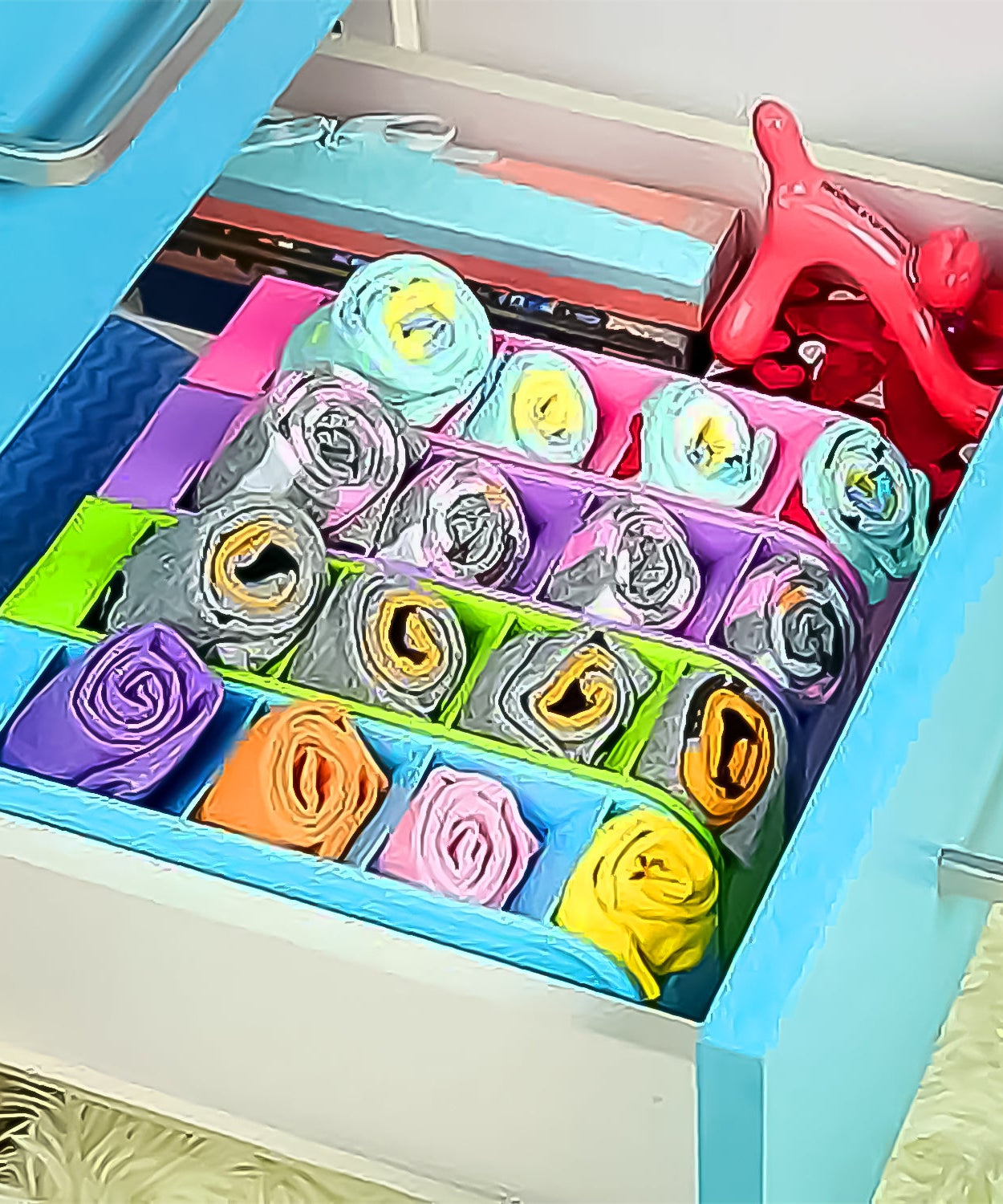 Multipurpose 4 Compartment Pen Holder Office Desktop (1 Pc)