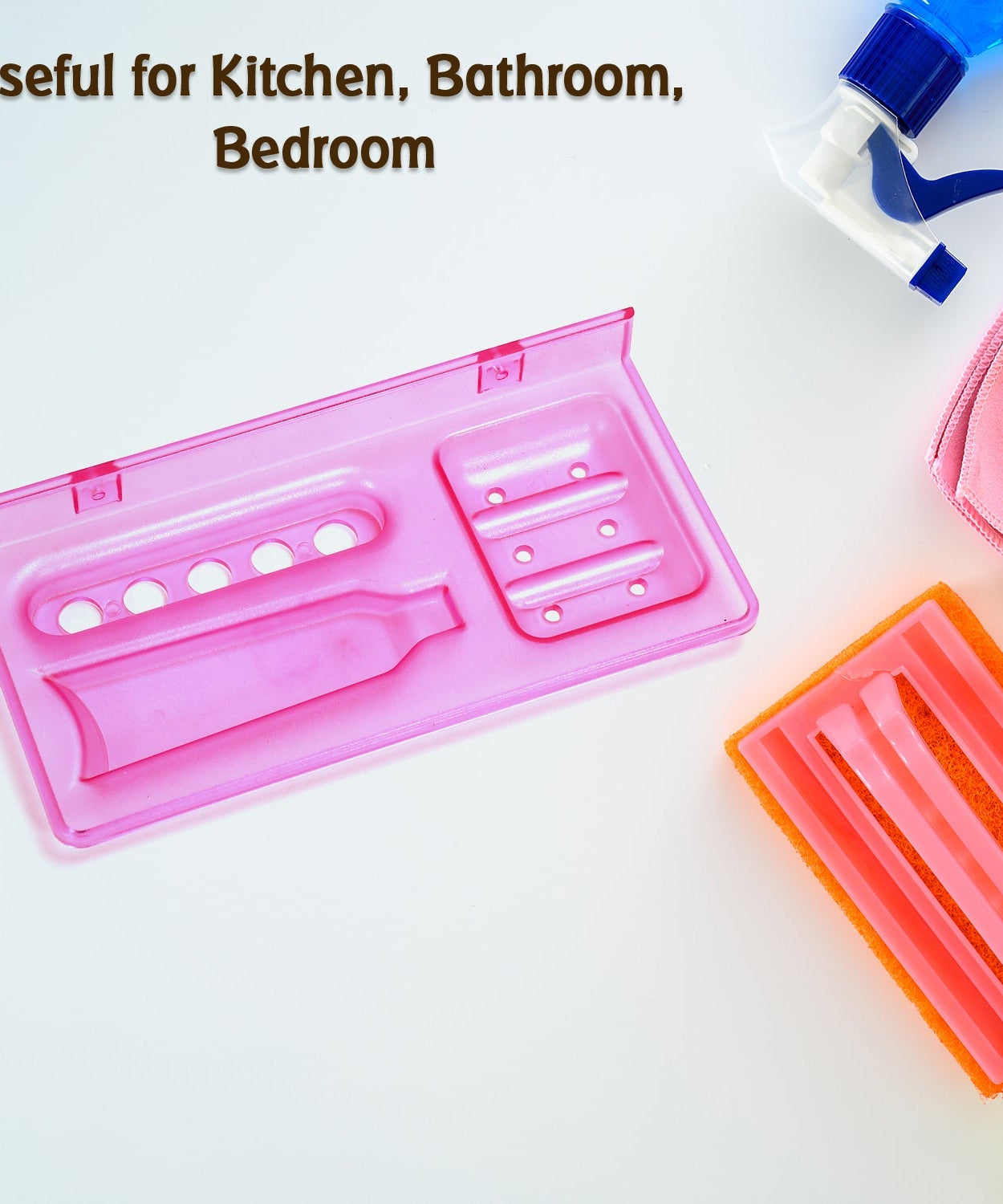 3-in-1 glass soap dish for modern bathrooms