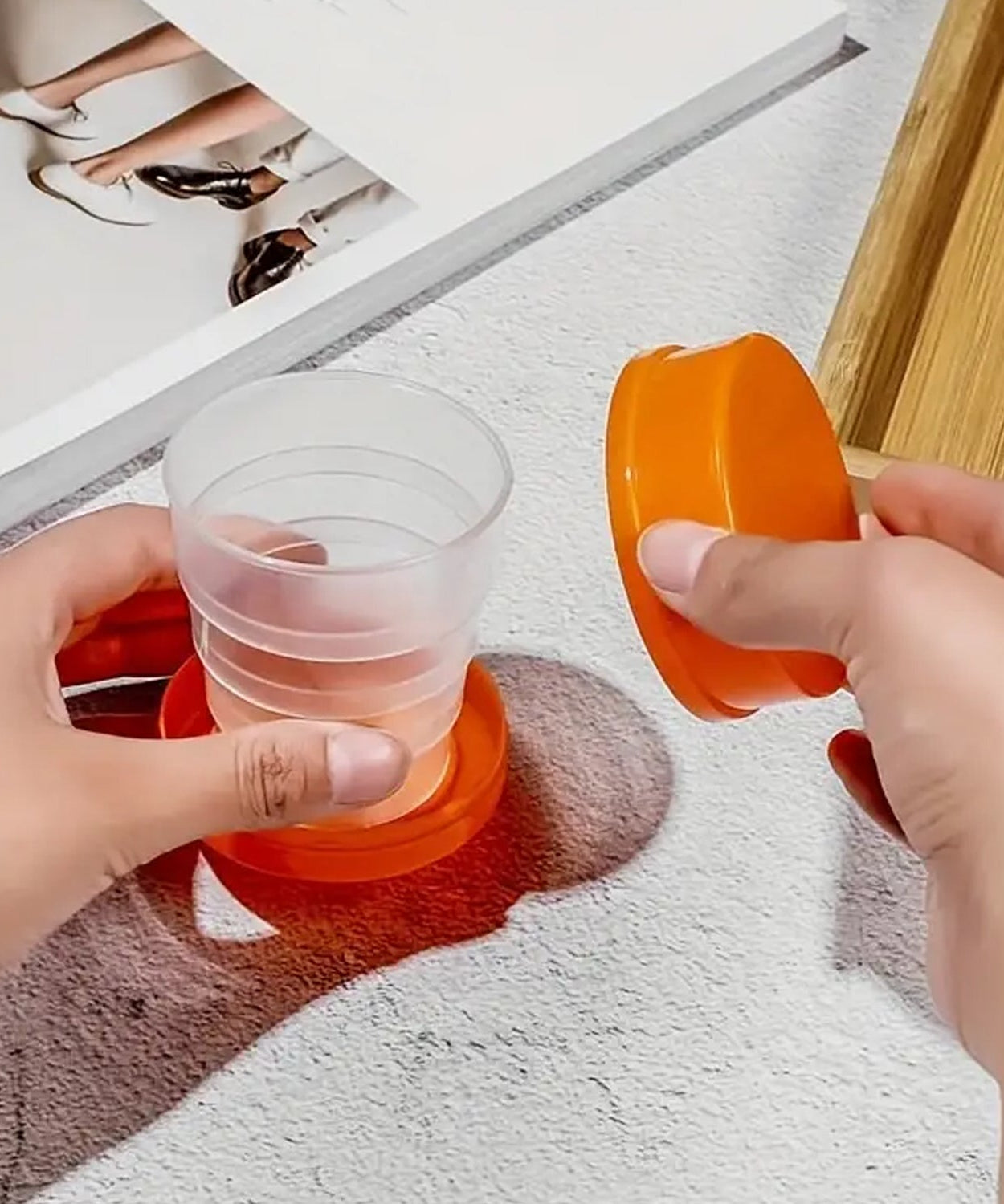 B Grade Portable Travelling Cup / Tumbler With Lid (Pack of 1)