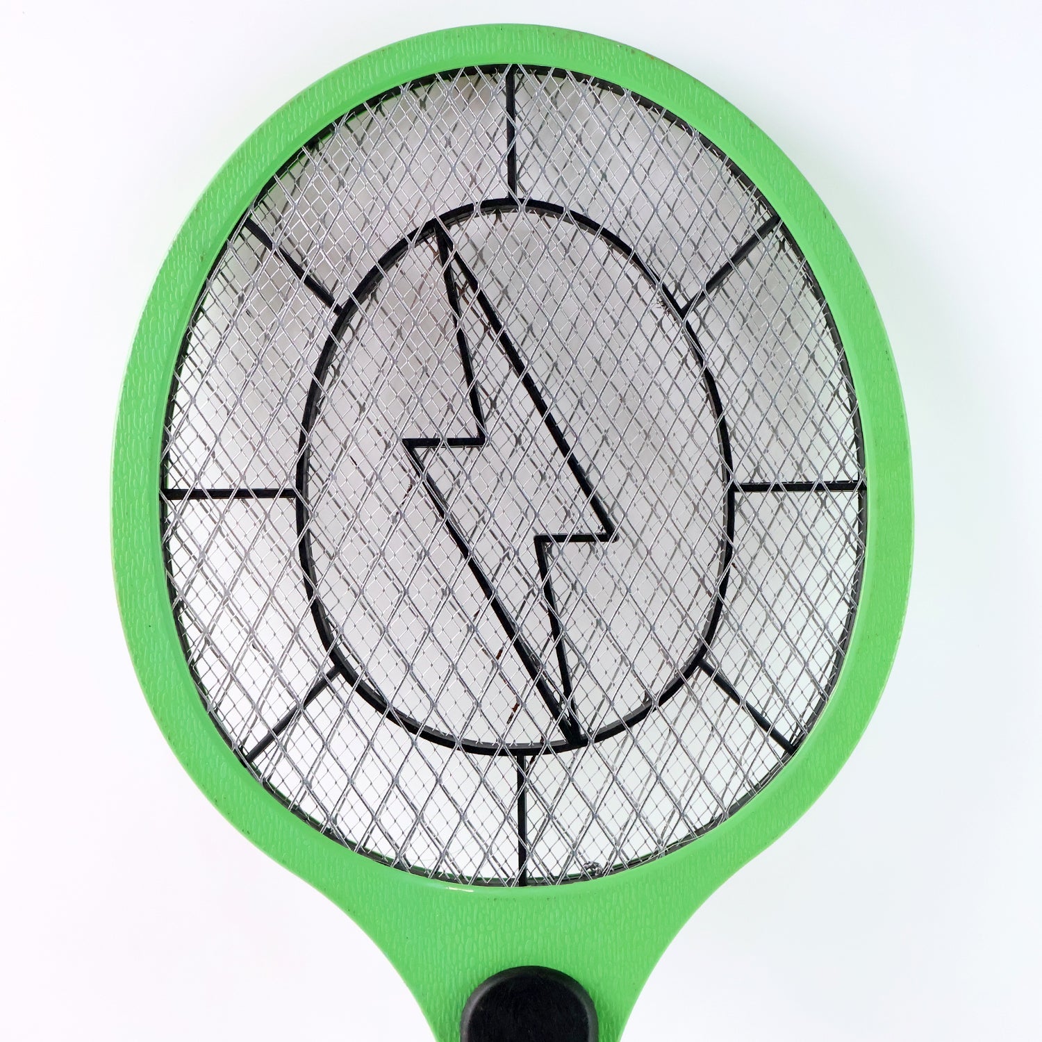 Green Rechargeable Electric Mosquito Killer Racket with Cable