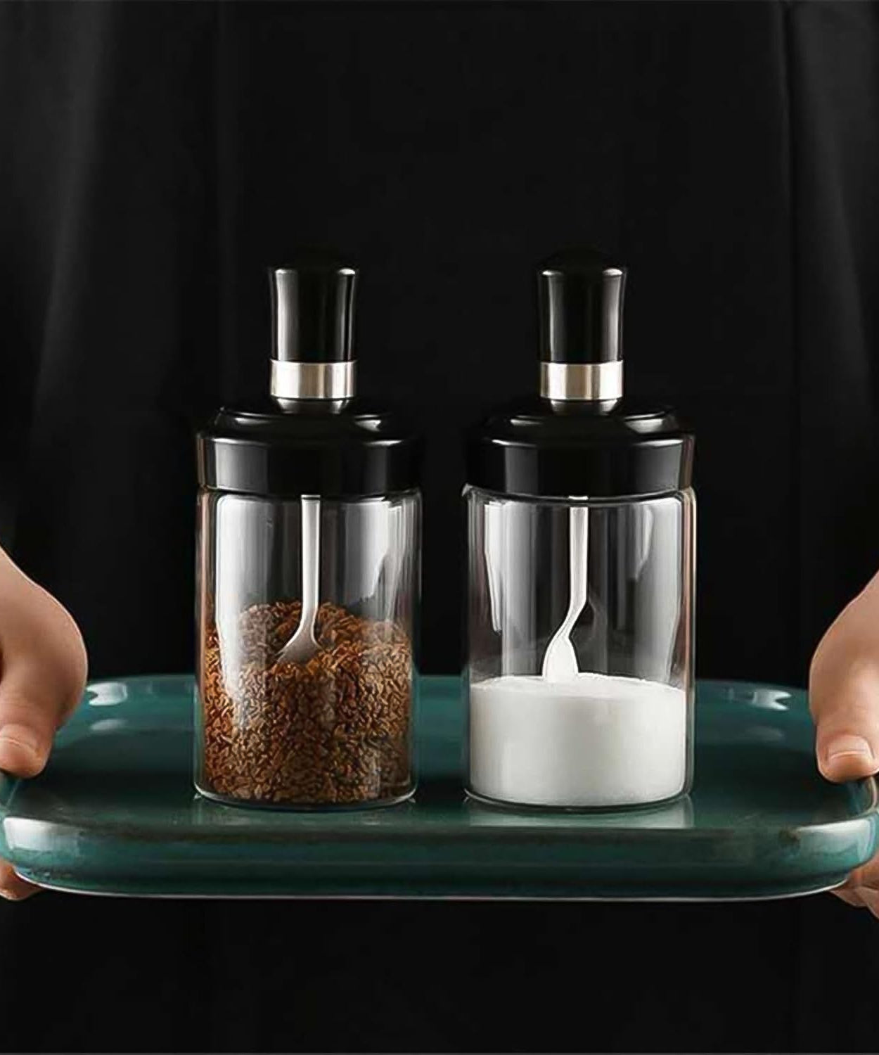 Sleek Transparent Jar