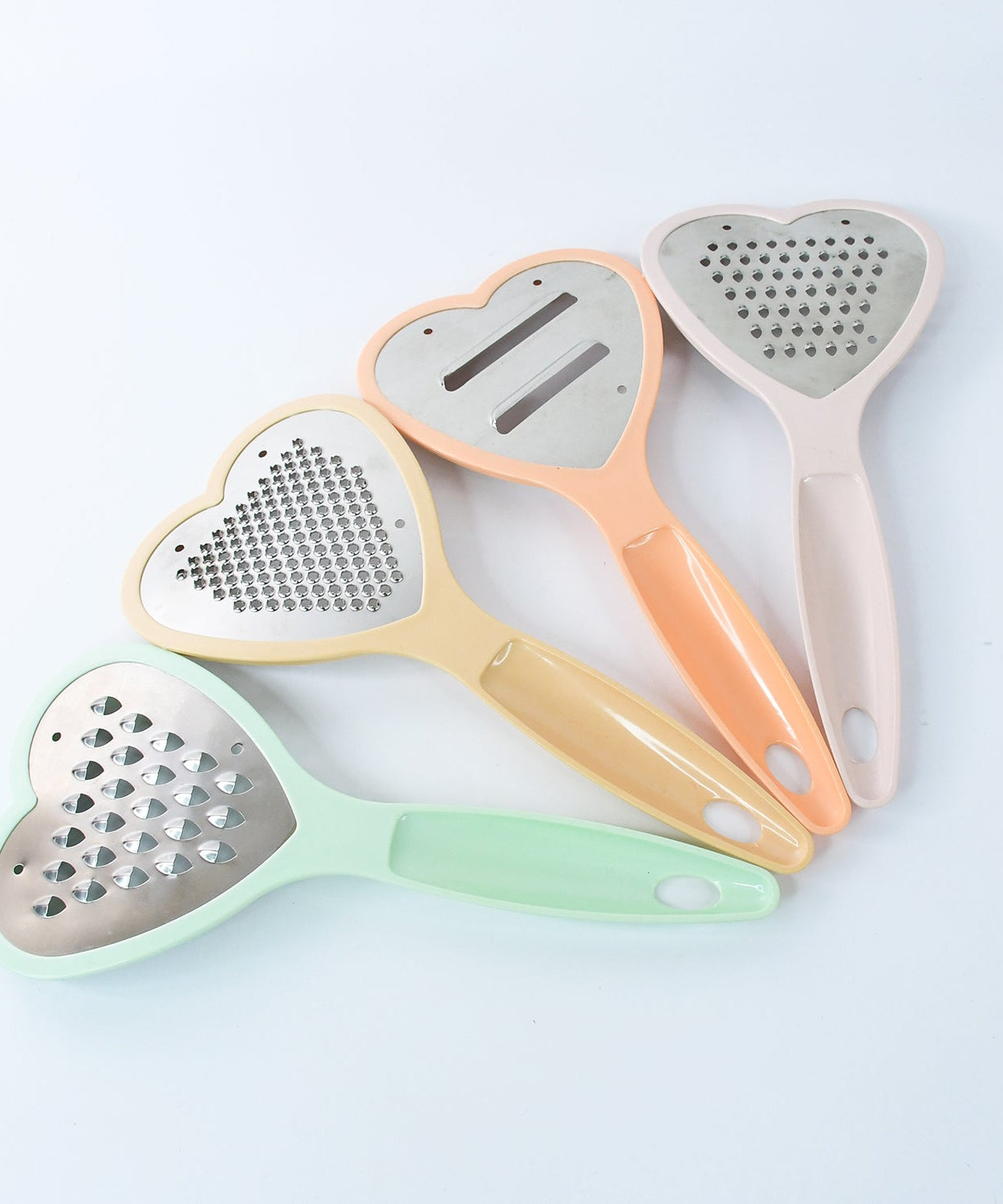 Heart Grater Set and Heart Grater Slicer Used Widely for Grating and Slicing of Fruits, Vegetables, Cheese Etc. Including All Kitchen Purposes.