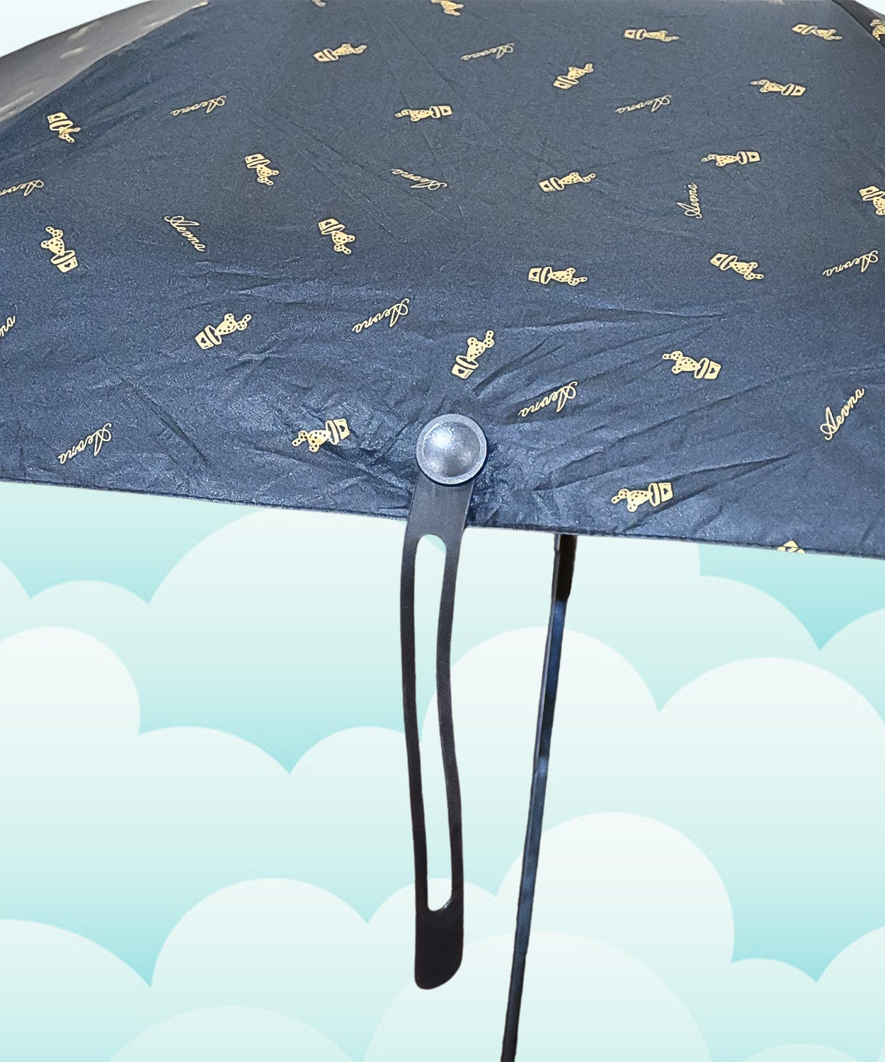 3-Fold Cute Umbrella – Sun & Rain Protection, UV Shield (1 Pc / With Zip Case)