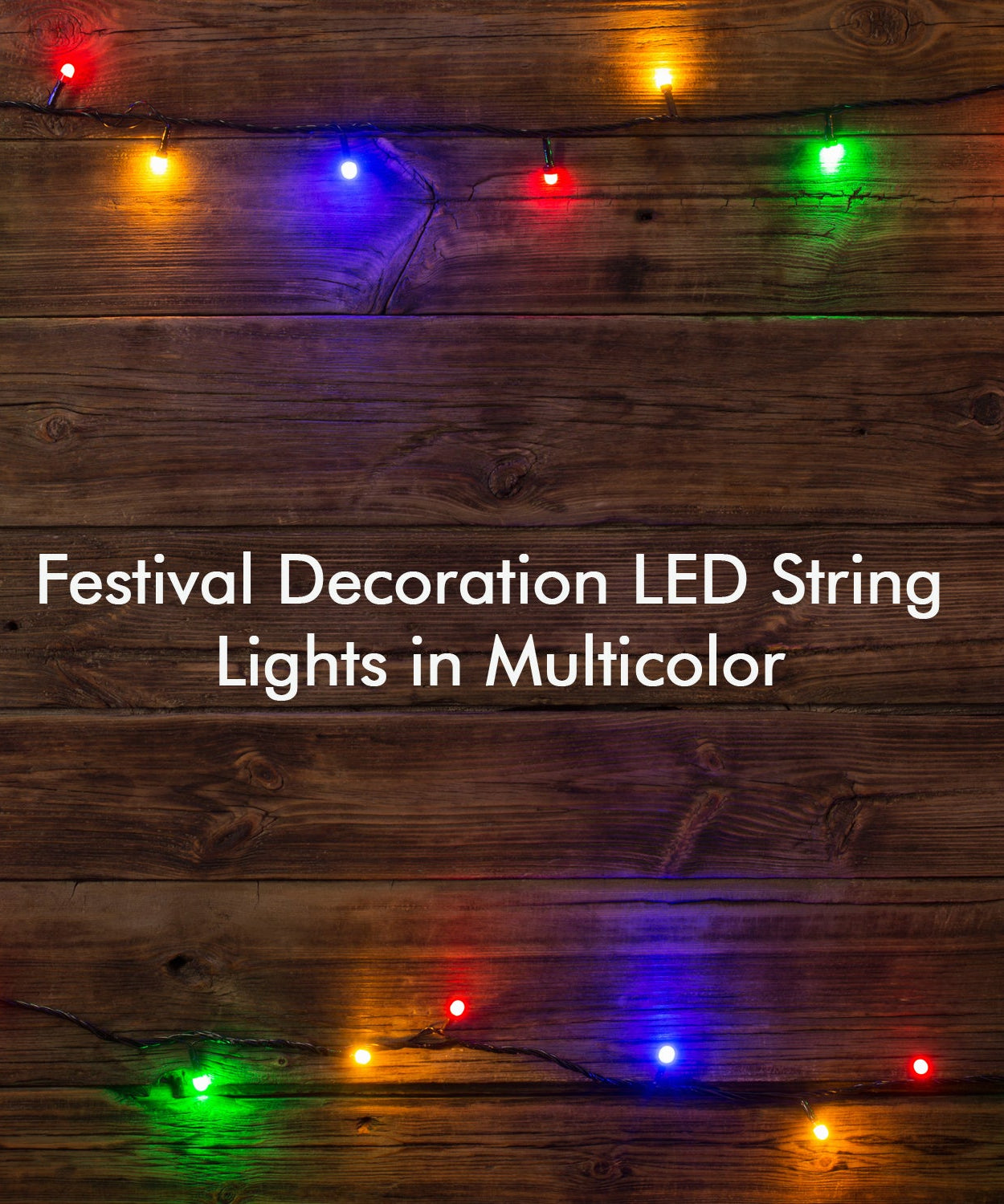 LED Christmas lights for home decoration, 3 meters