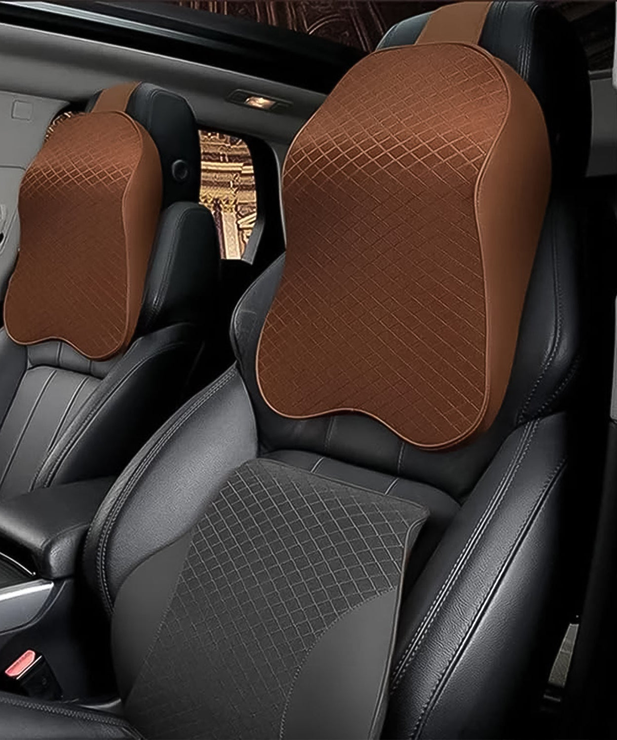 Say Goodbye to Neck Pain: Memory Foam Car Neck Pillow for Drivers (1 Pc, Mix Color)