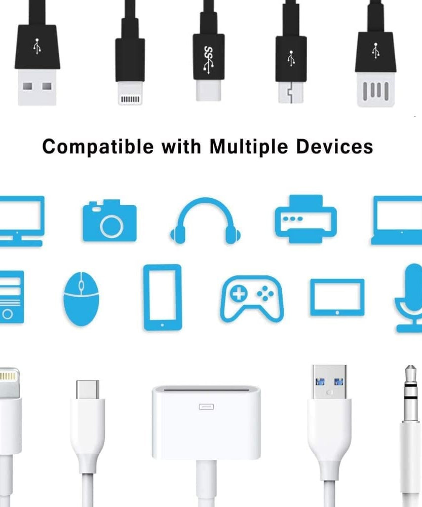 Metallic Cable Protector for Cords & Headphones (Spiral Wrap)