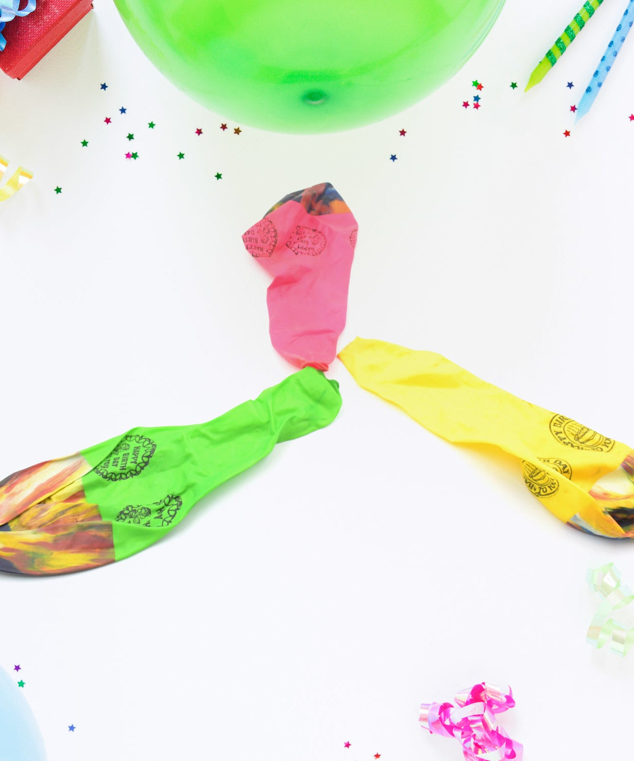 Big Size Balloons Kinds of Rainbow Party Latex Balloons for Birthday / Anniversary / Valentine's / Wedding / Engagement Party Decoration Multicolor (3 Pcs Set