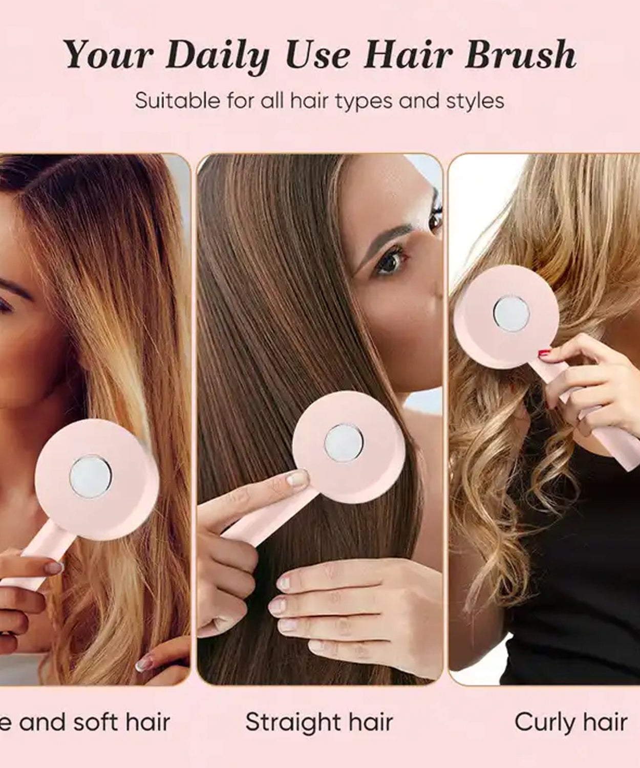Air cushion hair brush