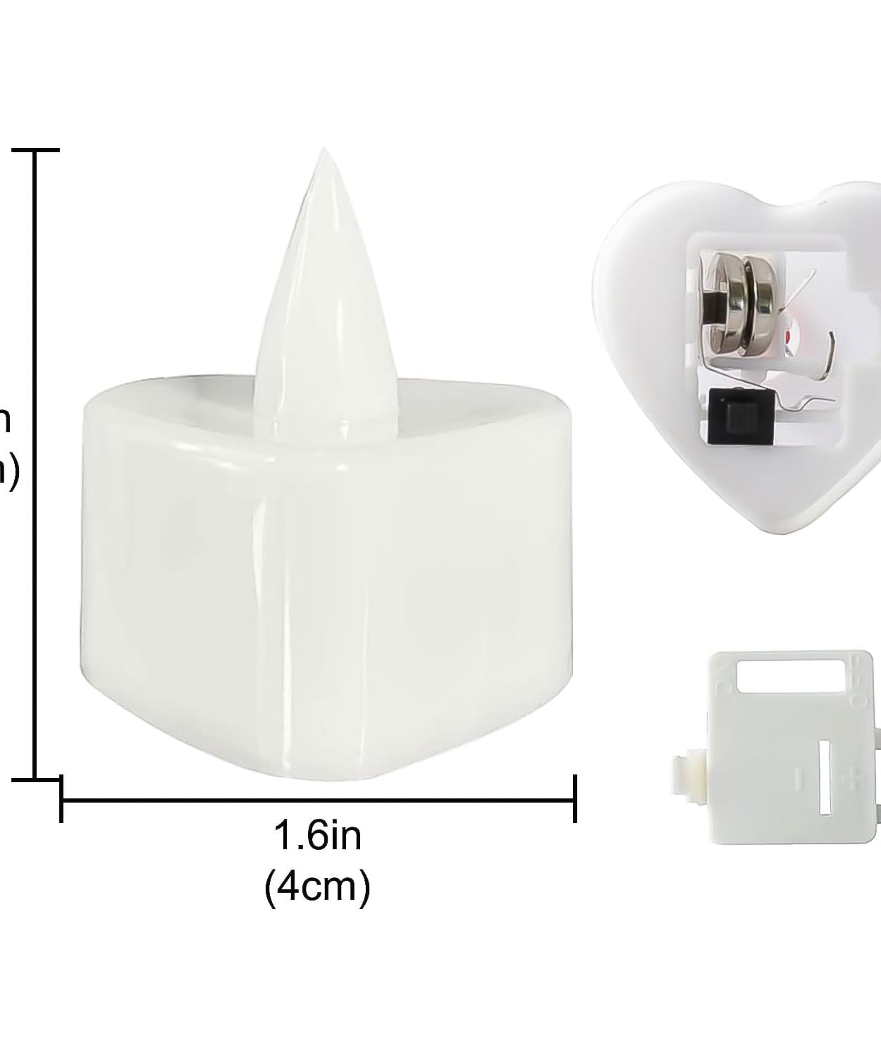 LED Tealights, Smokeless Plastic Decorative Candles, Diwali (Pack Of 1 / Multicolor)