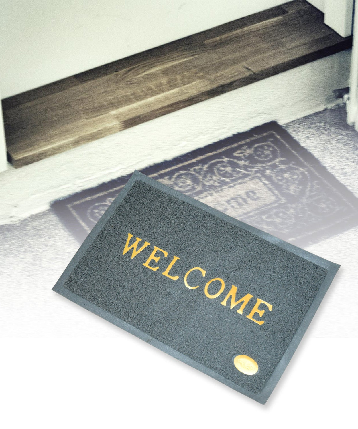 Welcome Door Mat for Home Entrance Outdoor Mat Anti Slip Heavy Duty and Waterproof | Easy to Clean for Entry For Bedroom, Living Room (23x15 Inch)