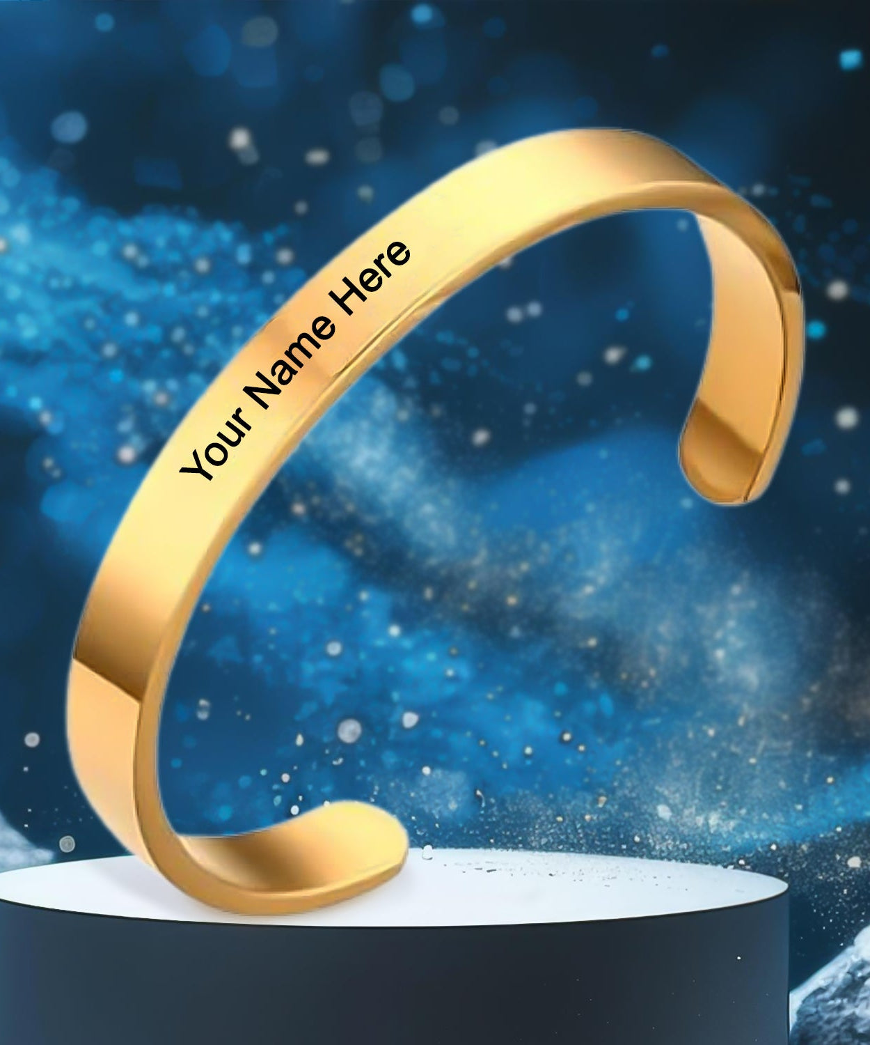 Stylish Monogram Kada Bracelet