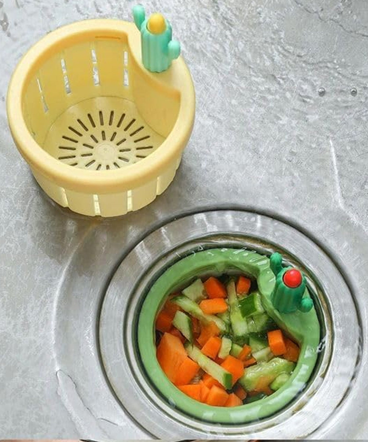 Automatic Press Dumping Basket