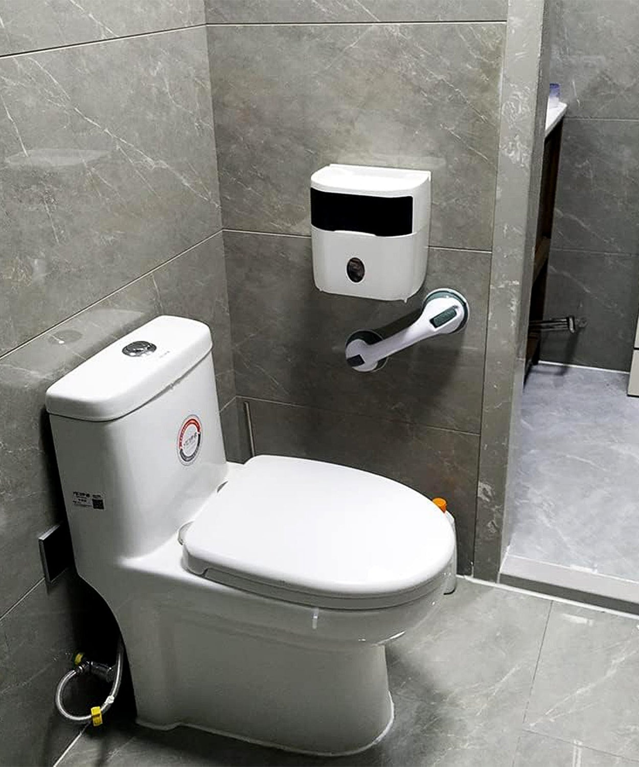 Suction Grab Bar Handle for Bathroom Safety (1 Pc)