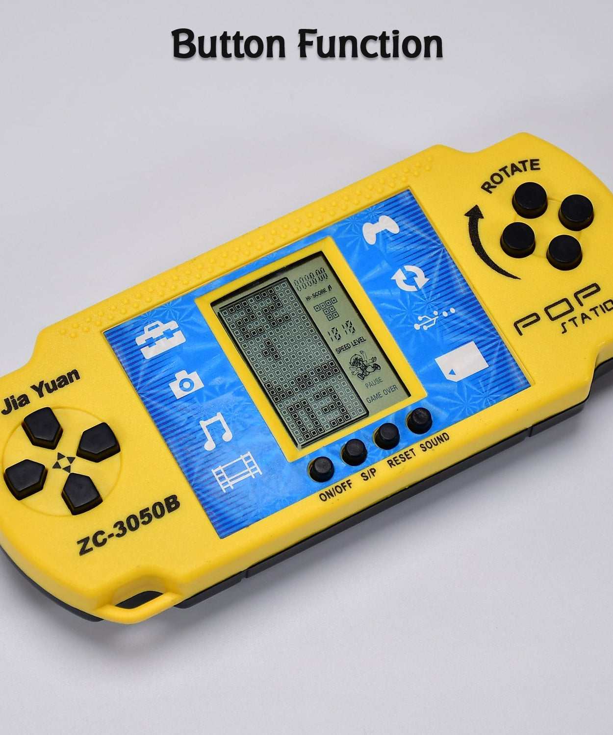 Compact handheld game console