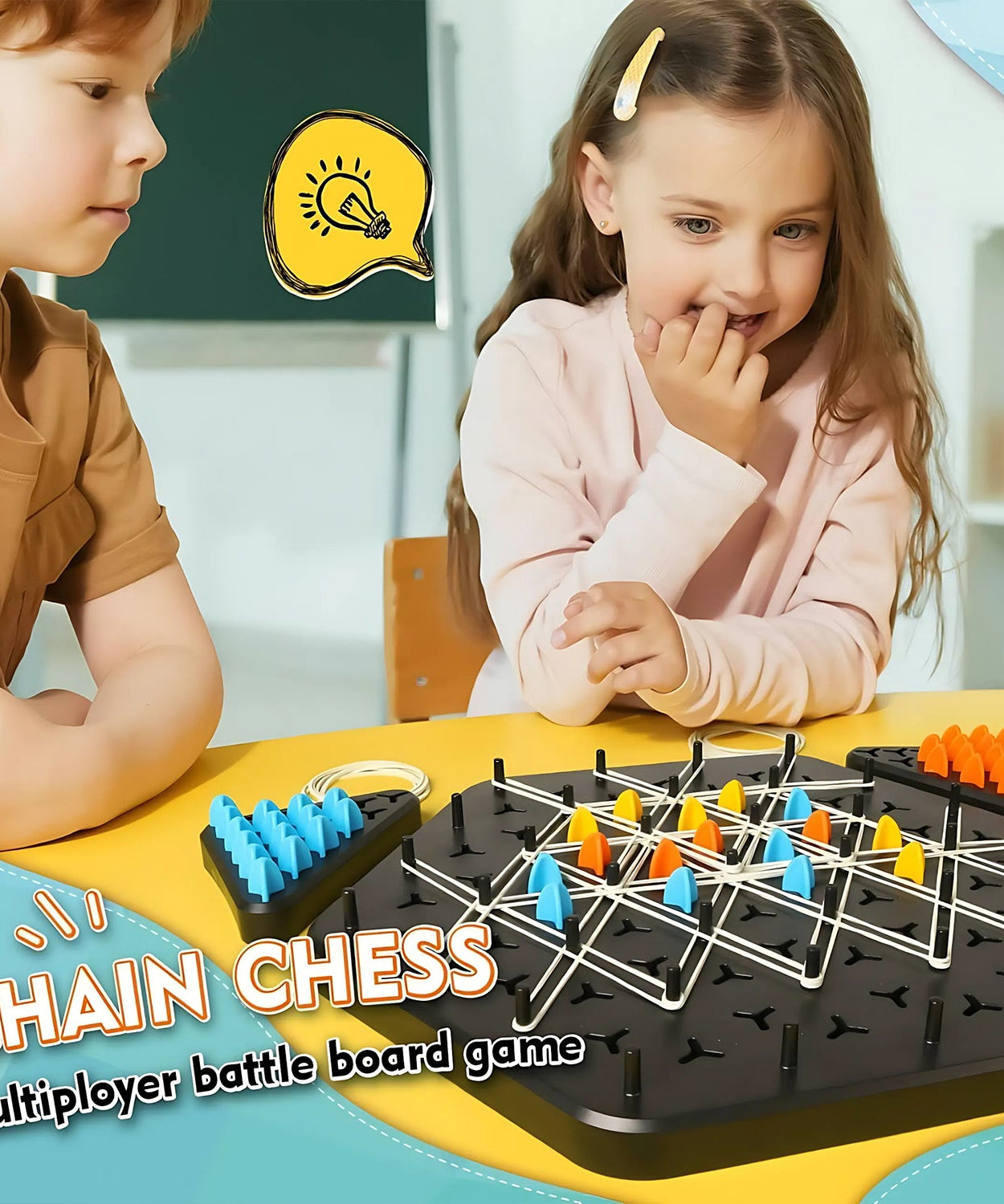 STEM Triangle Puzzle Board for Color Sorting & Logic