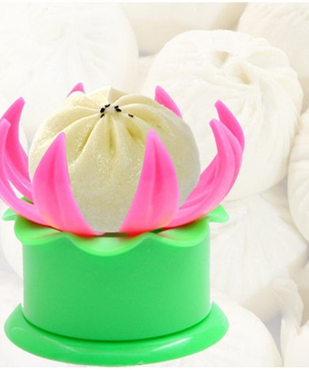 Momos maker mold for creating dumplings and stuffed buns.