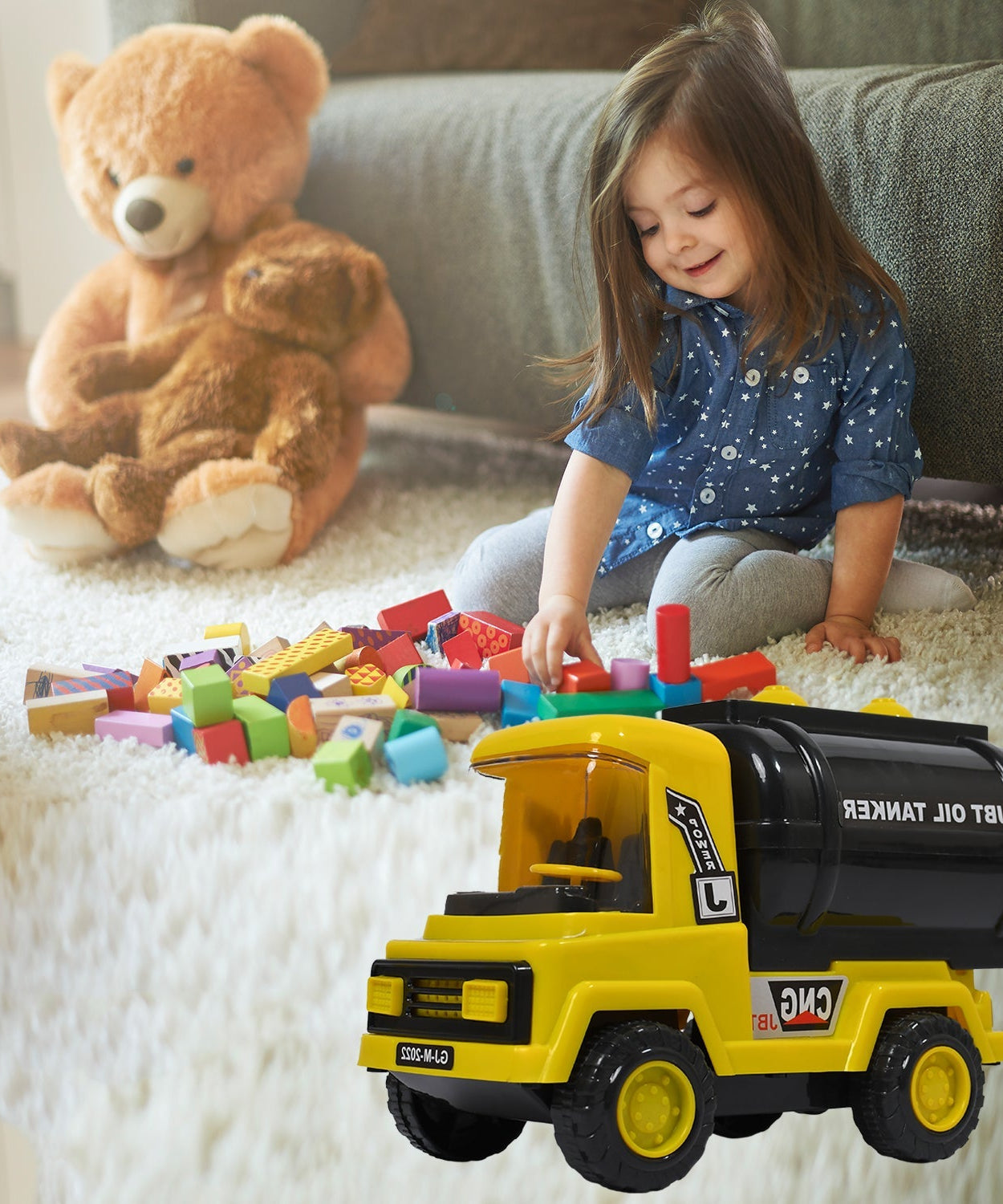 Tempo Oil - Water Tanker Vehicle Truck for Kids**