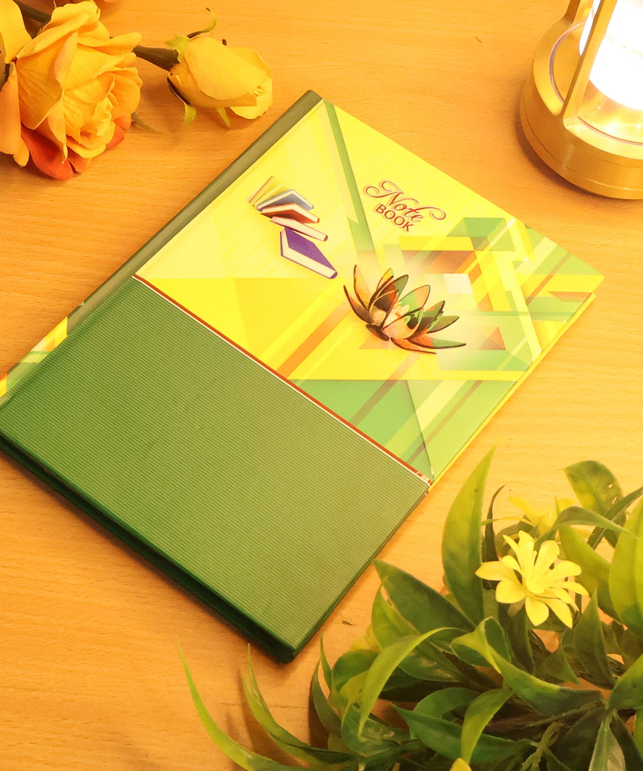 Hardcover Ruled Notebook with Calendar, Diary & 160 Pages 22x16 cm (1 Pc)