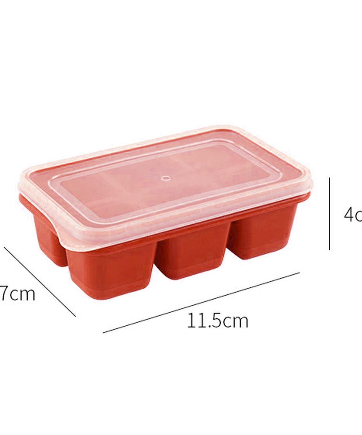 6-Cavity Silicone Ice Tray – Ideal for Kitchen & Home Use