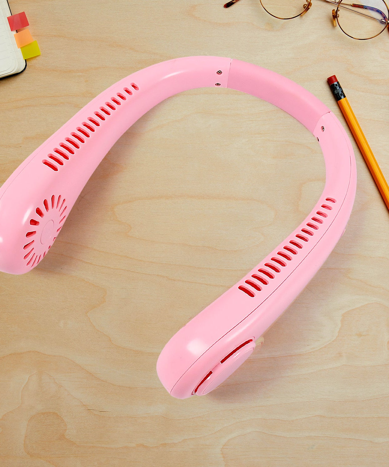 Portable Neck Fan: Holiday Hands Free Bladeless Neck Fan, 360° Cooling Hanging Fan, USB Rechargeable Personal Neck Fan, Wearable Neck Fan Suitable for Traveling