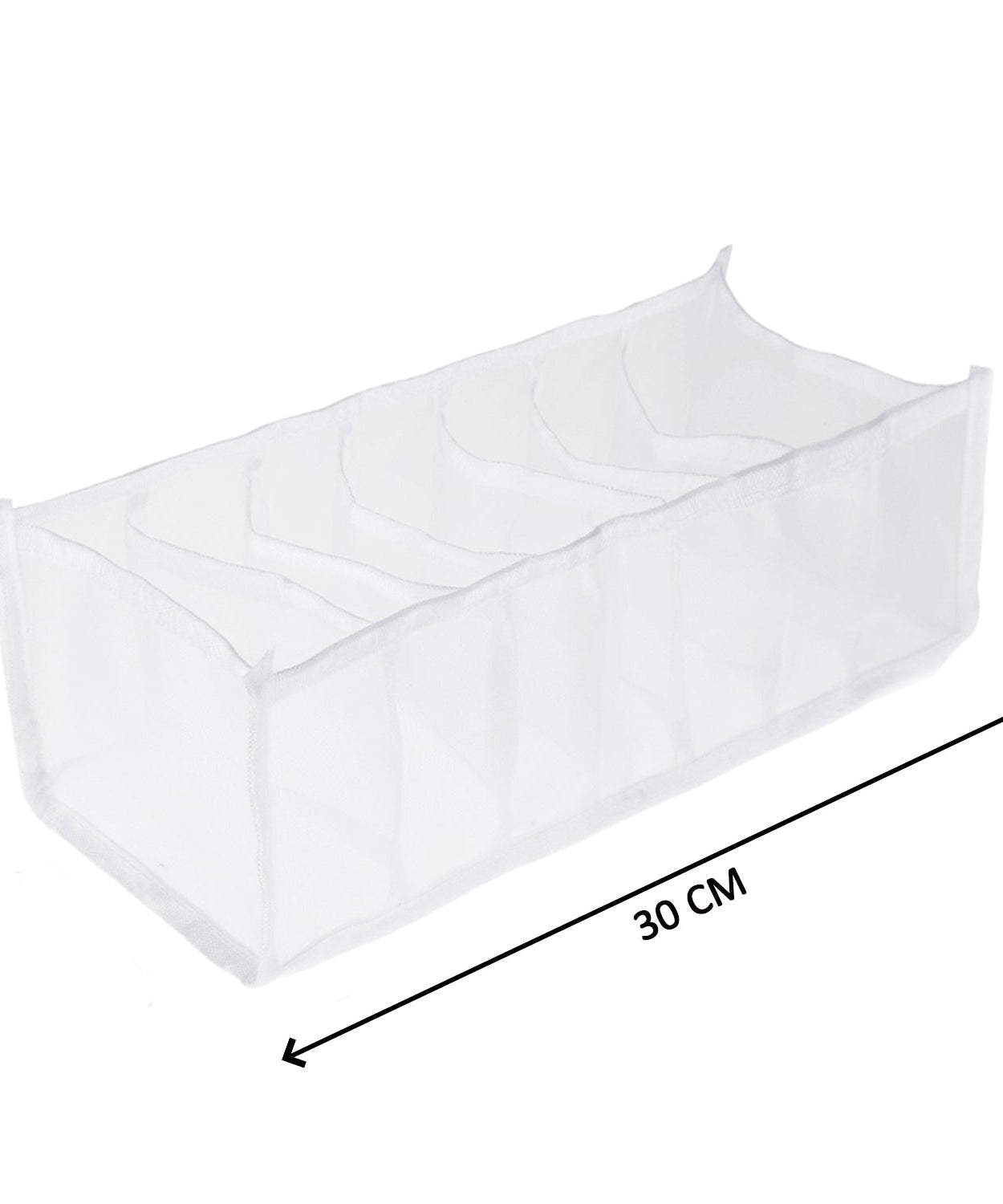 Versatile laundry bag with 7 sections for organized laundry management