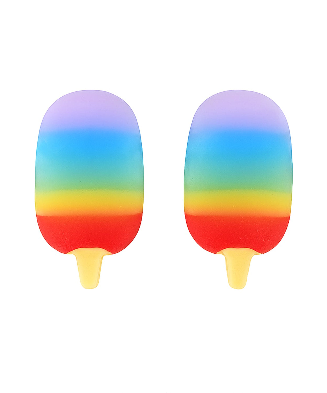 Jelly Popsicle Erasers – Cute & Fancy Mini Erasers for Kids (2 Pc Set, Mix Design)