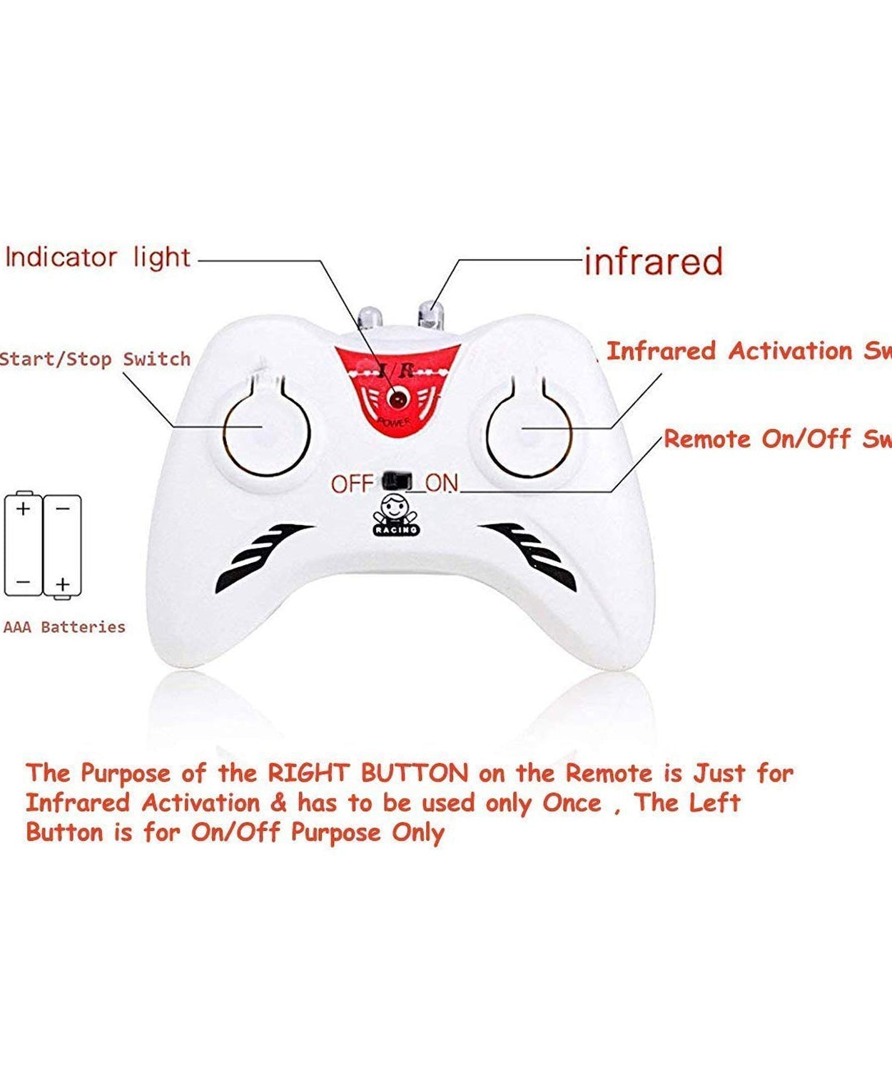 Helicopter with USB charger and remote