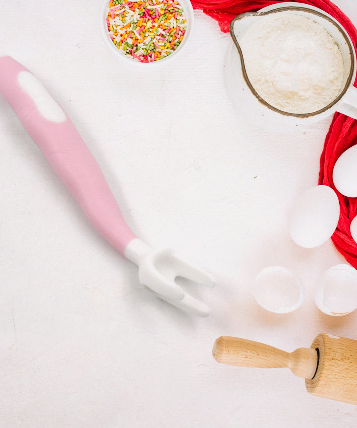 Silicone Bendable Kids Spoon & Fork Set – Toddler Self-Feeding Utensils (2 Pc Set)