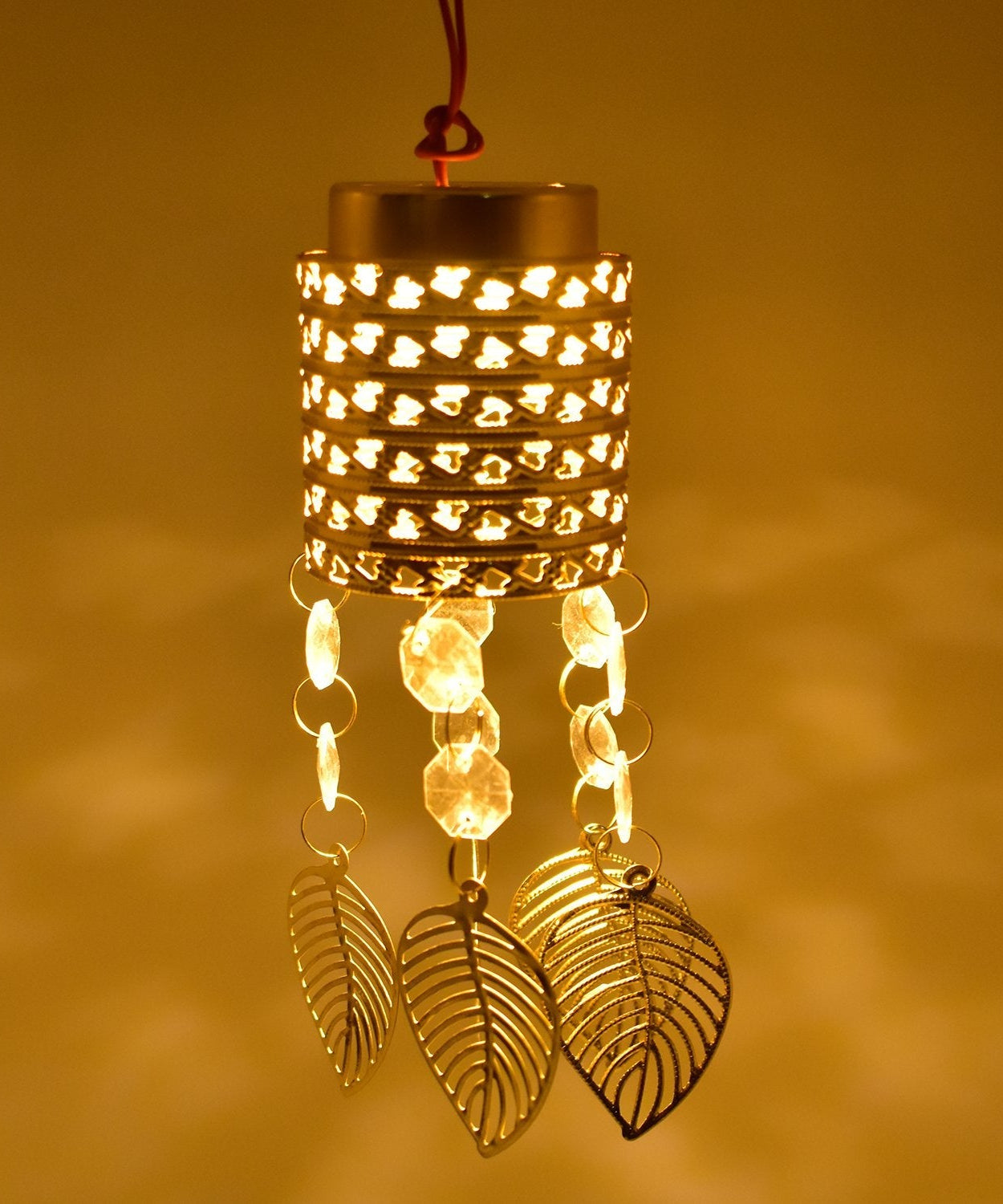 Fancy small golden jhoomer for home decoration, elegant and stylish