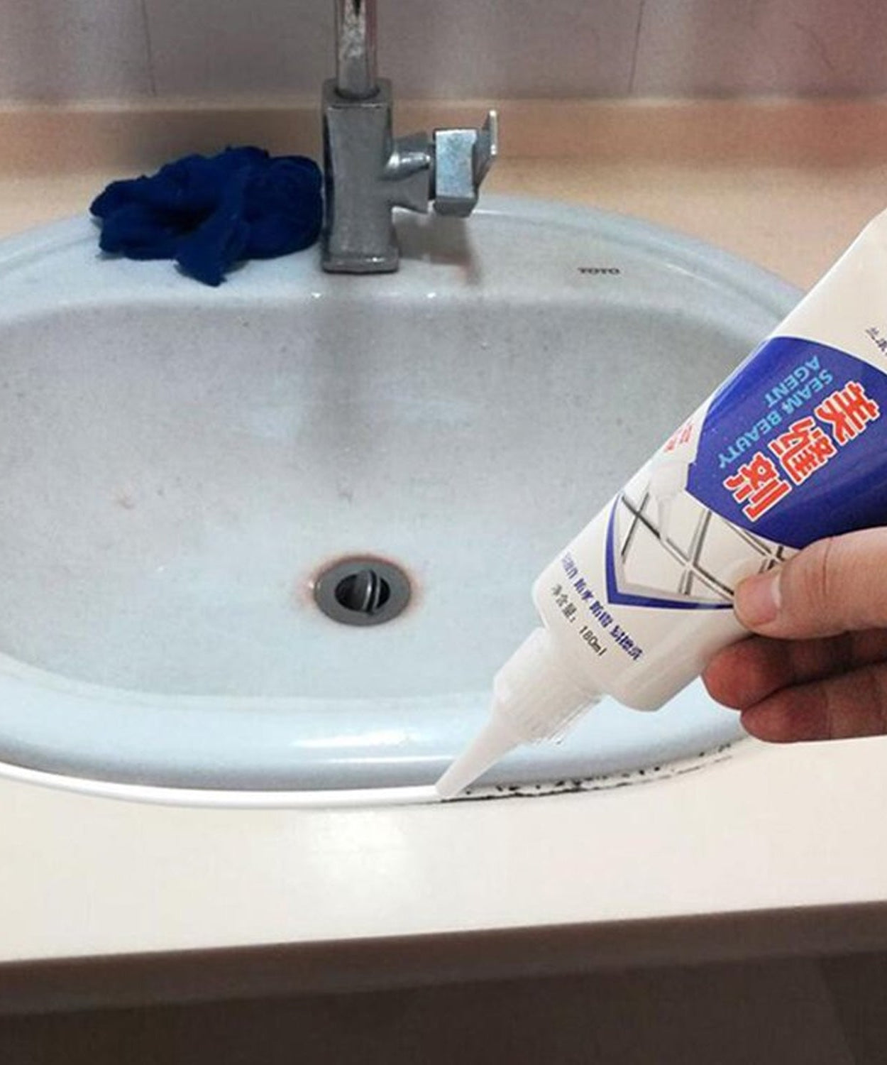 Waterproof Tile Gap / Crack / Grout Filler Water-Resistant Silicone Sealant for DIY Home Sink Gaps / Tiles Gaps / Grouts Repair Filler Tube For Home, Office, Bathroom, Toilets(180 Ml)