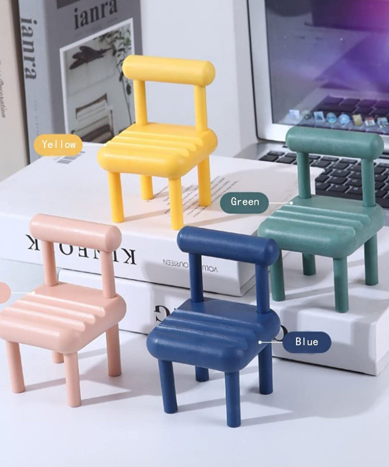 Mini Chair Mobile Phone Holder – Portable & Stylish Stand for All Smartphones, Ideal for Desk & Office Use (1 Pc)